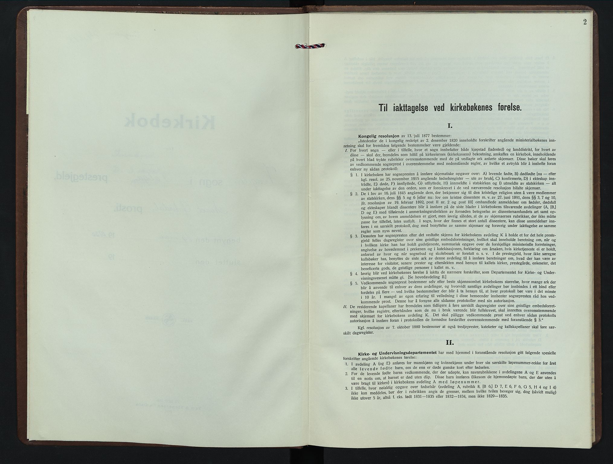 Tolga prestekontor, SAH/PREST-062/L/L0018: Parish register (copy) no. 18, 1935-1946, p. 2