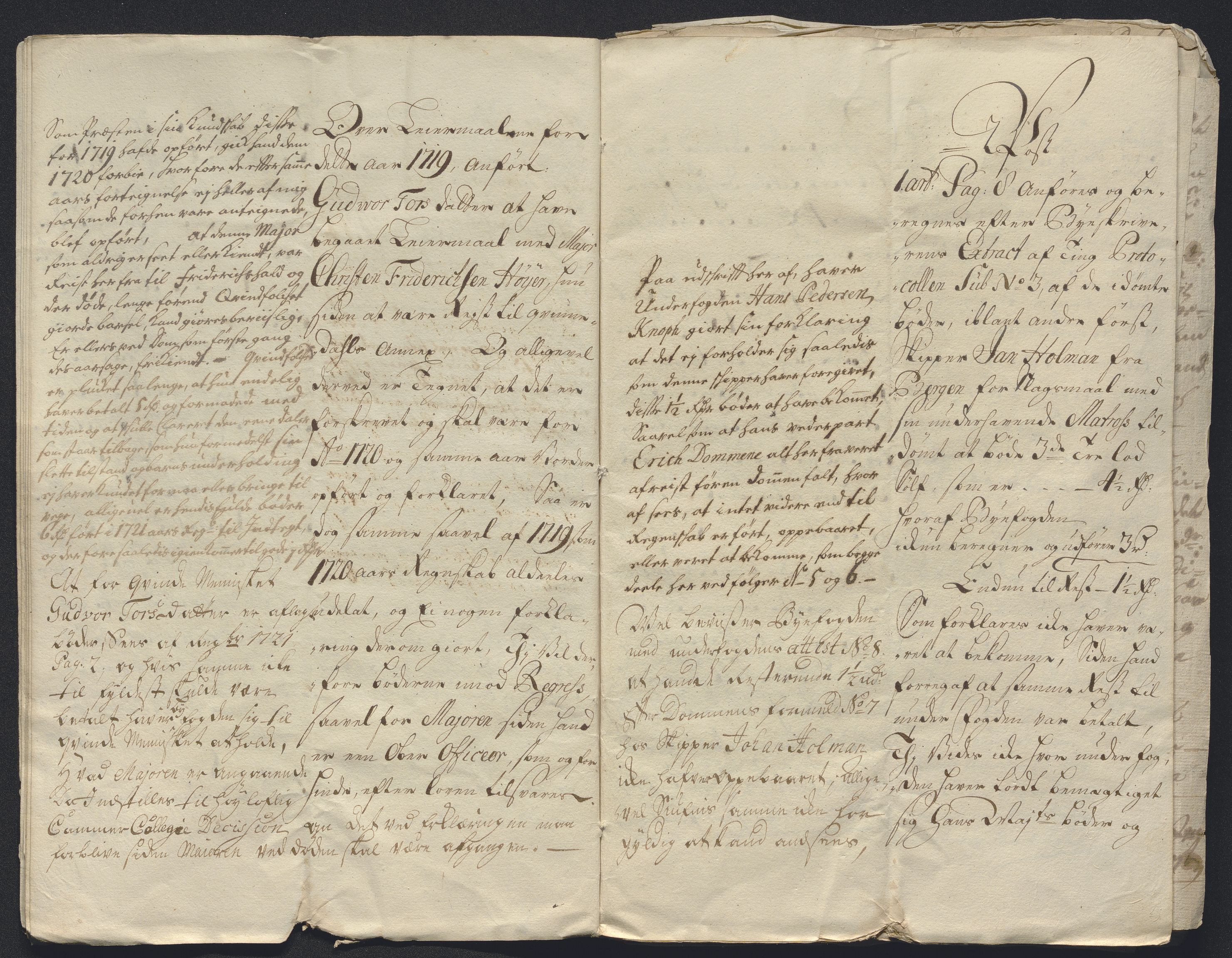 Rentekammeret inntil 1814, Reviderte regnskaper, Byregnskaper, AV/RA-EA-4066/R/Rm/L0286: [M19] Sikt og sakefall, 1719-1727, p. 102