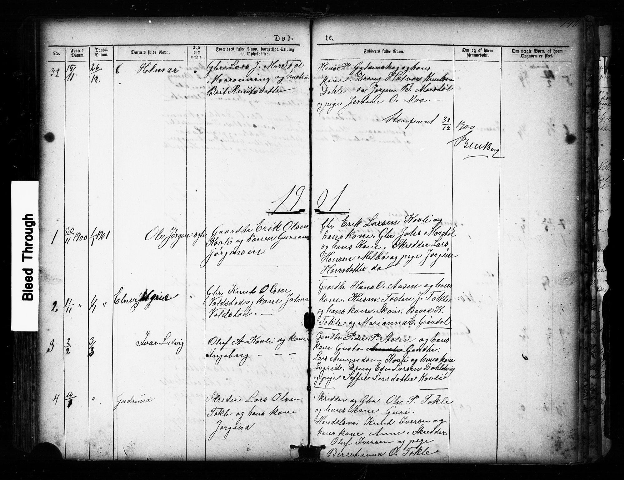 Ministerialprotokoller, klokkerbøker og fødselsregistre - Møre og Romsdal, SAT/A-1454/545/L0588: Parish register (copy) no. 545C02, 1867-1902, p. 140