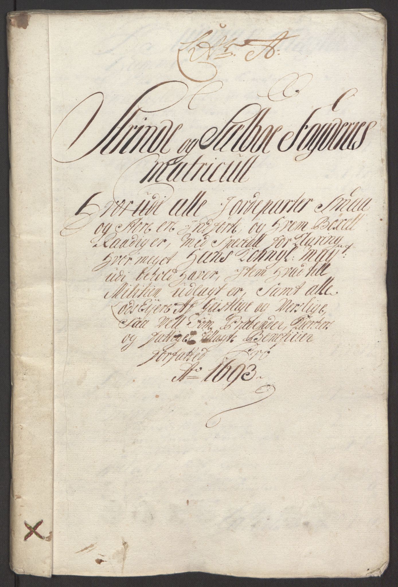 Rentekammeret inntil 1814, Reviderte regnskaper, Fogderegnskap, RA/EA-4092/R61/L4104: Fogderegnskap Strinda og Selbu, 1693-1694, p. 21