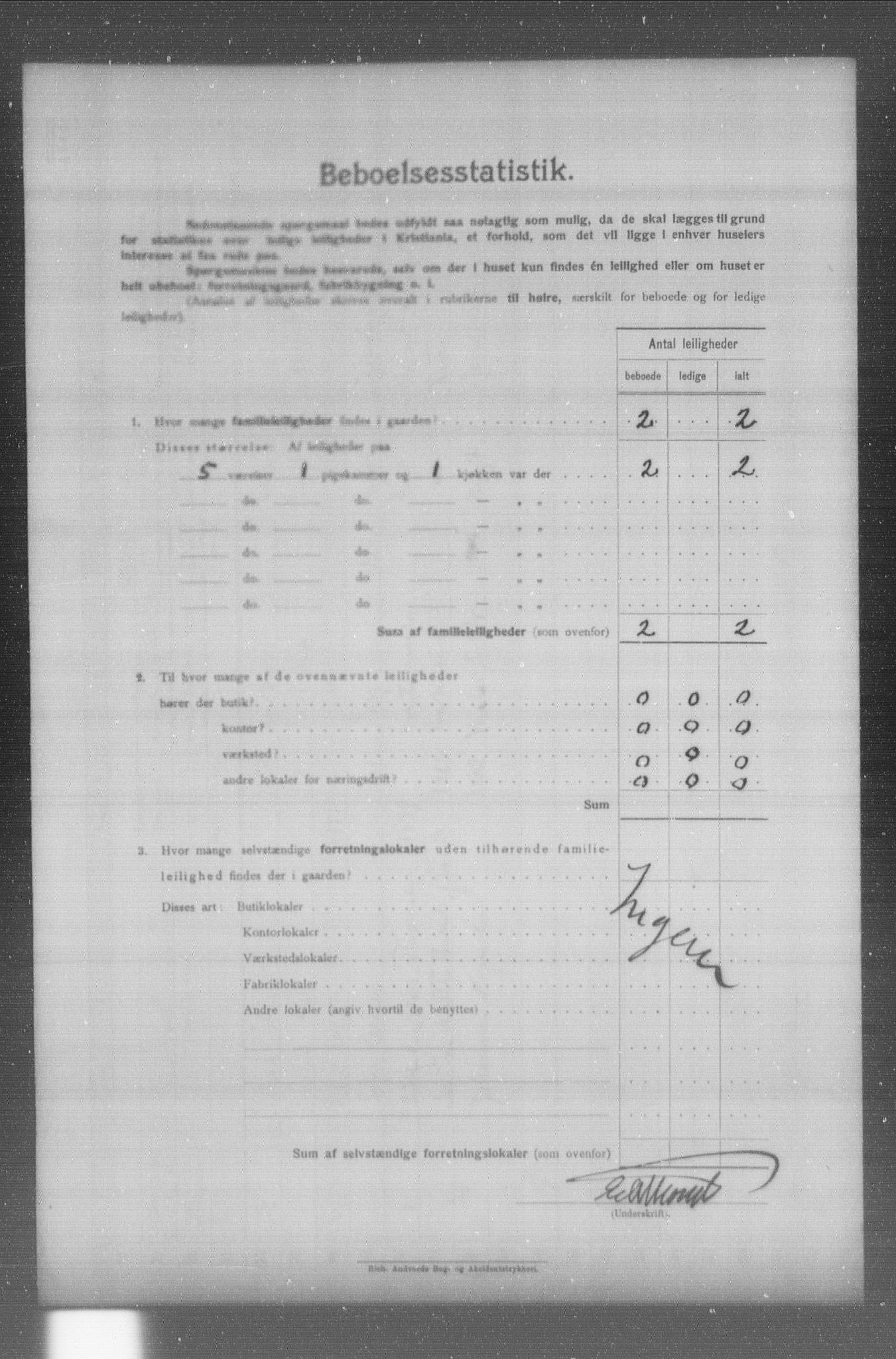 OBA, Municipal Census 1904 for Kristiania, 1904, p. 16126