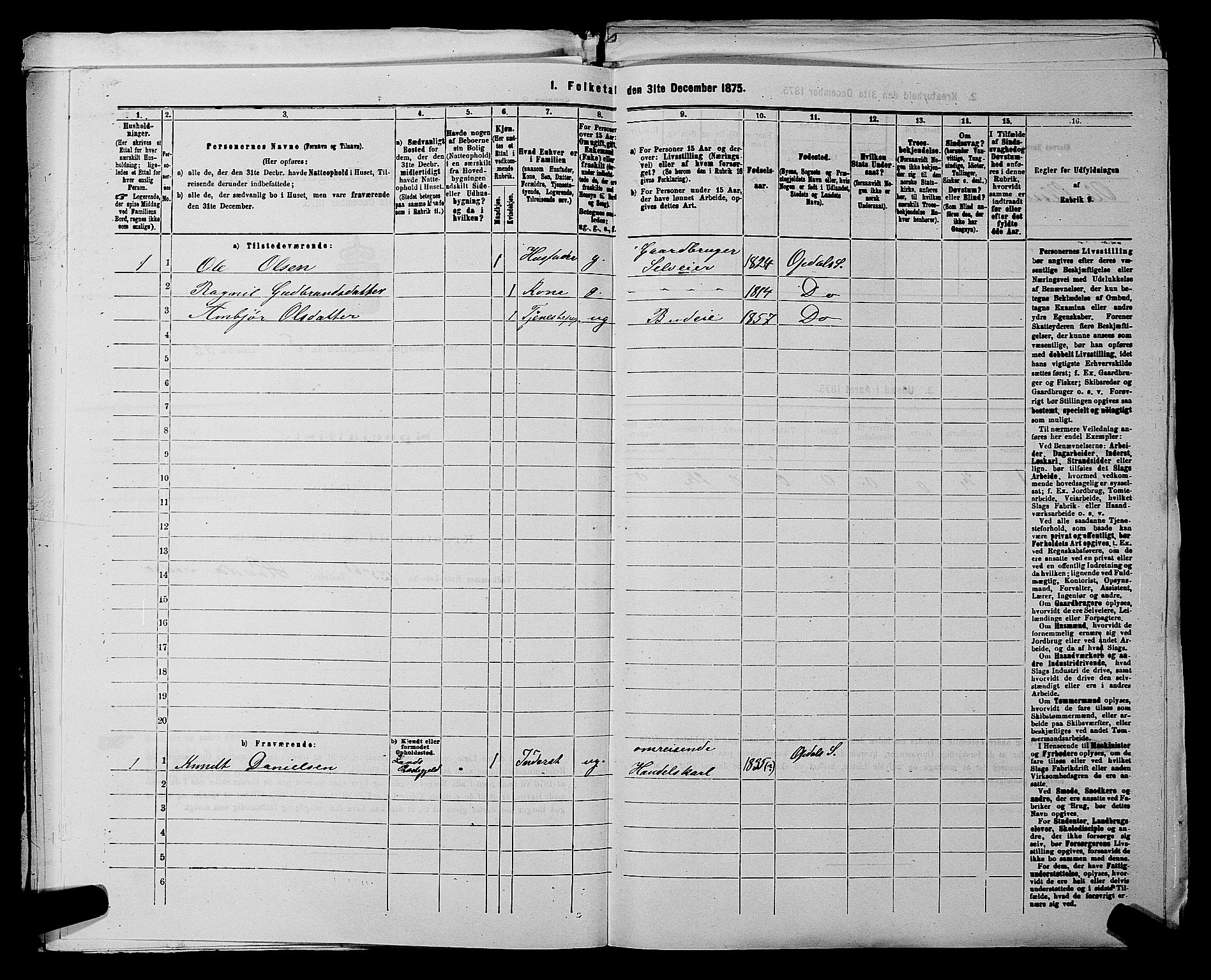 SAKO, 1875 census for 0633P Nore, 1875, p. 636