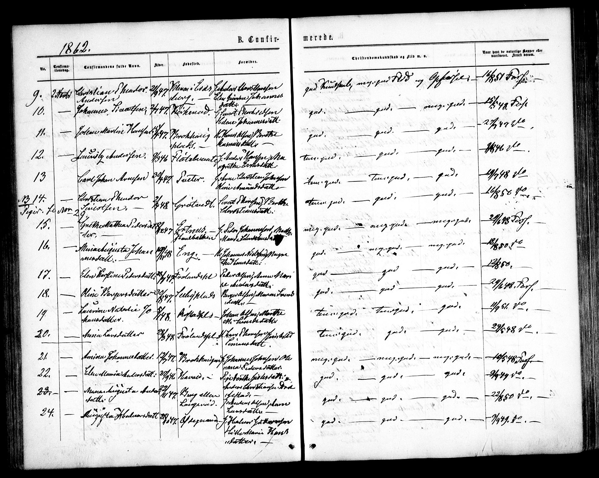 Våler prestekontor Kirkebøker, AV/SAO-A-11083/F/Fa/L0008: Parish register (official) no. I 8, 1862-1876