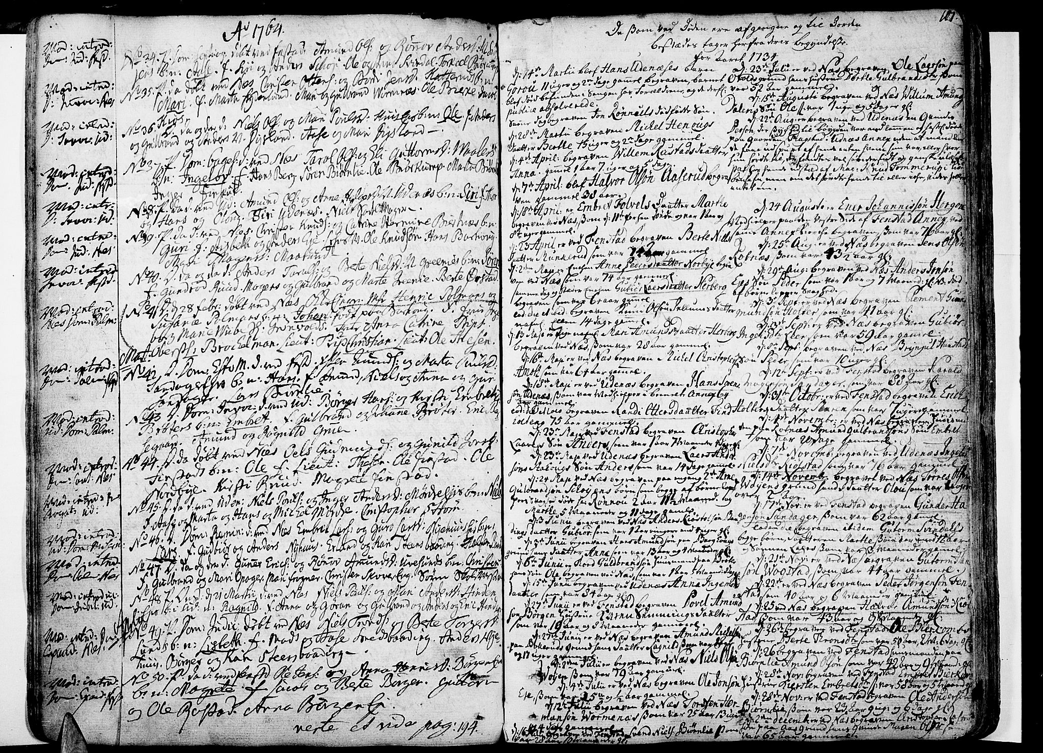 Nes prestekontor Kirkebøker, SAO/A-10410/F/Fa/L0003: Parish register (official) no. I 3, 1734-1781, p. 101