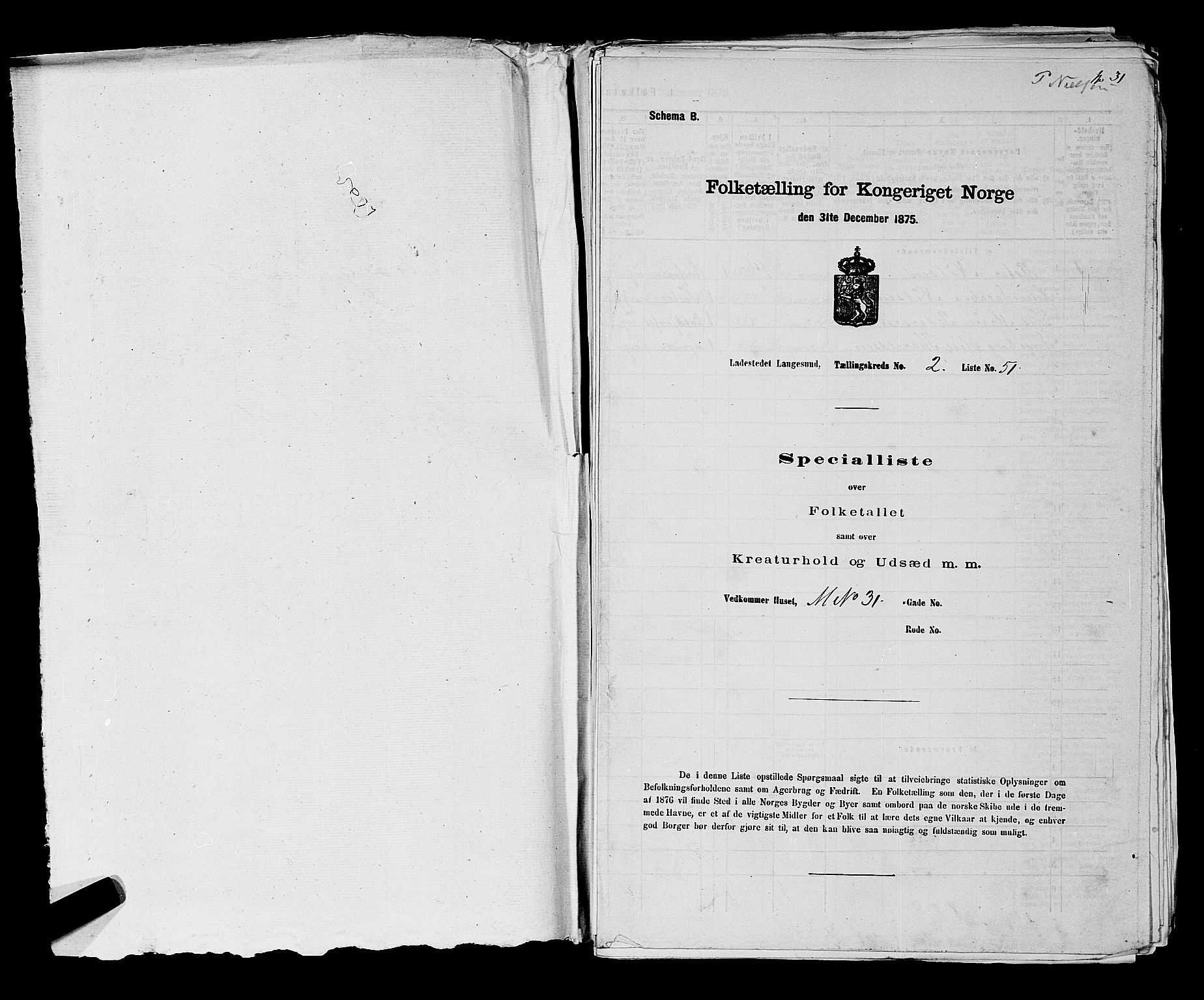 SAKO, 1875 census for 0802B Bamble/Langesund, 1875, p. 118