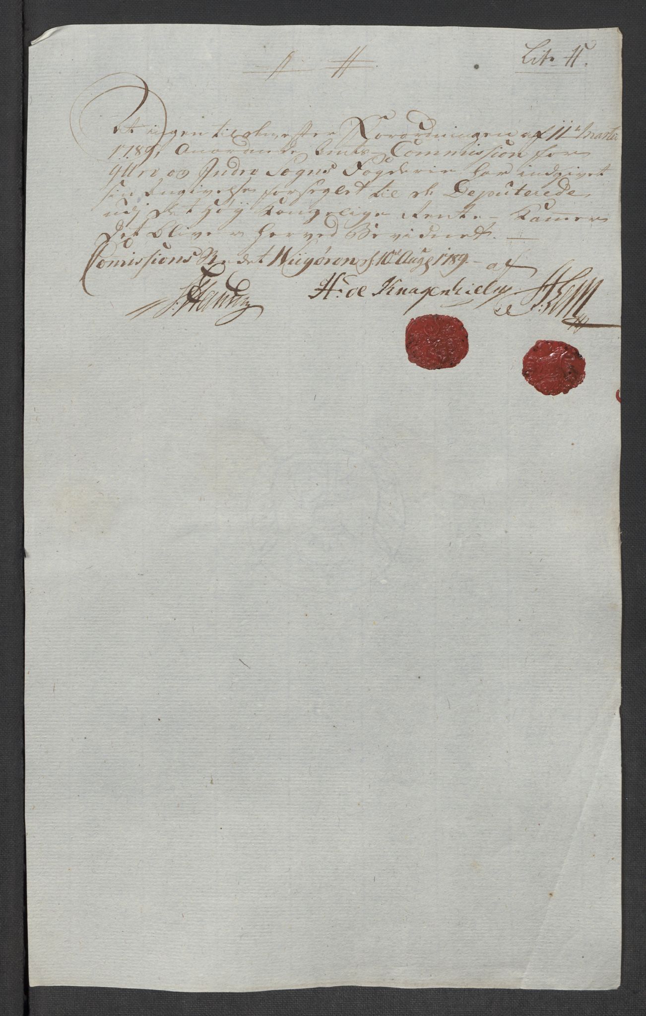 Rentekammeret inntil 1814, Reviderte regnskaper, Mindre regnskaper, AV/RA-EA-4068/Rf/Rfe/L0056:  Ytre og Indre Sogn fogderi, 1789, p. 22