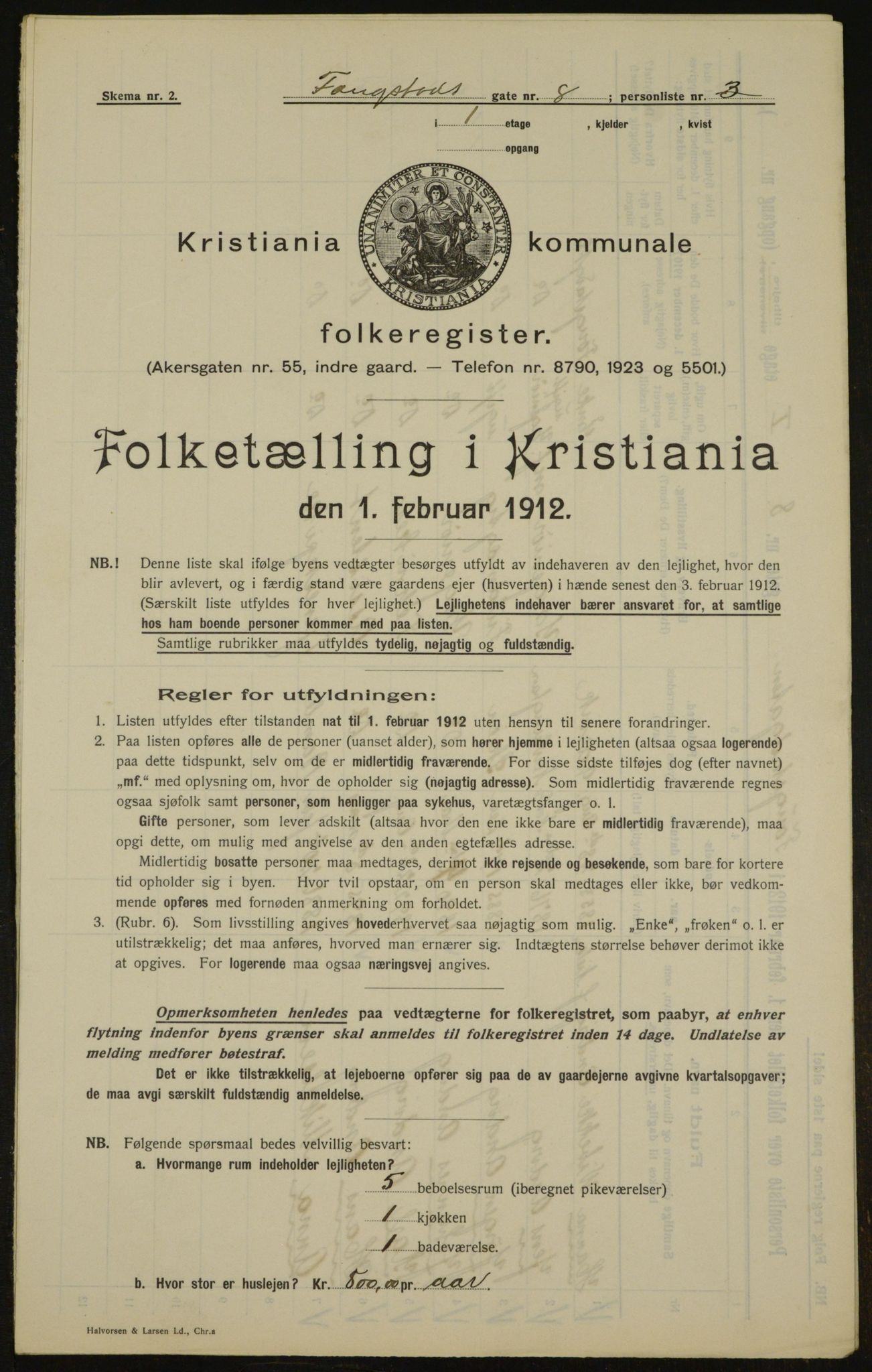 OBA, Municipal Census 1912 for Kristiania, 1912, p. 25344