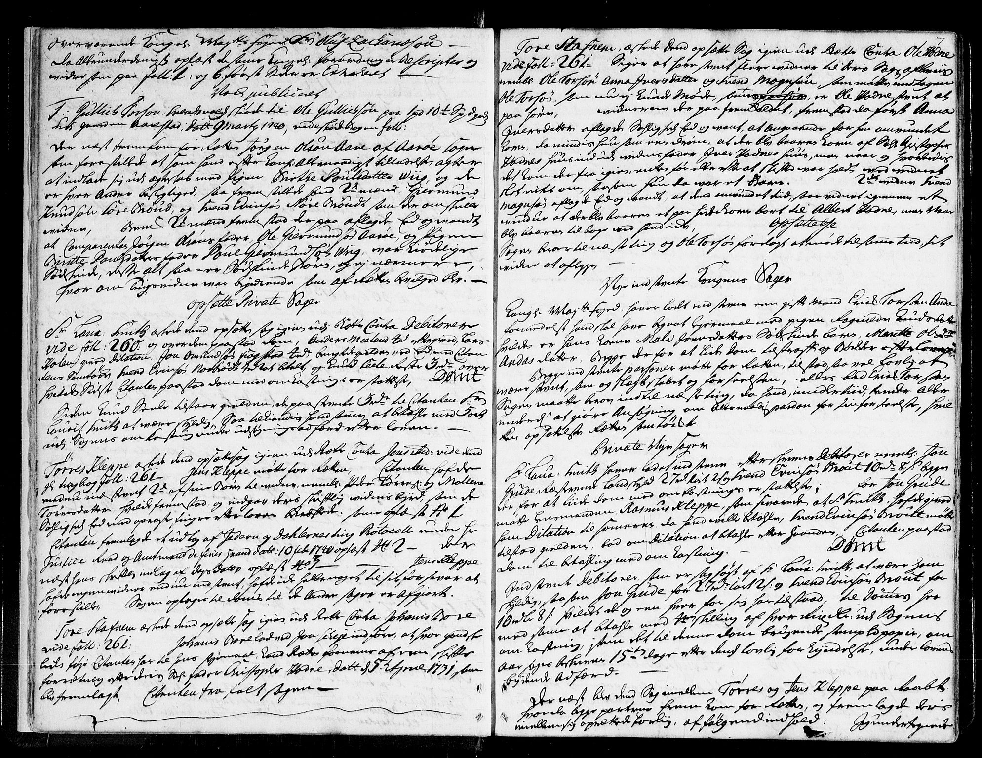 Jæren og Dalane sorenskriveri, AV/SAST-A-100306/3/30/30BA/L0078: TINGBOK, 1740-1742, p. 6b-7a