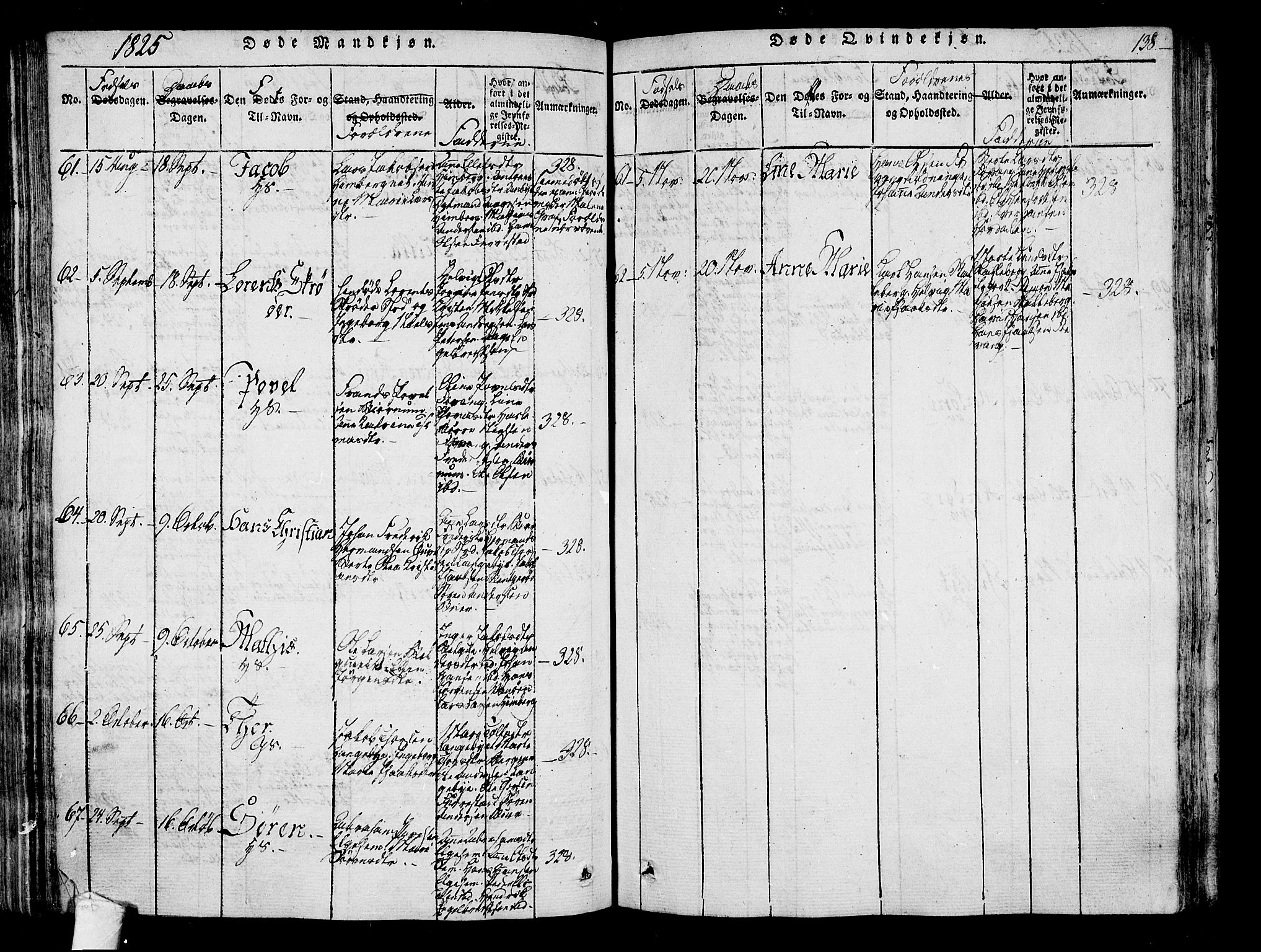 Sandar kirkebøker, AV/SAKO-A-243/F/Fa/L0004: Parish register (official) no. 4, 1814-1832, p. 138