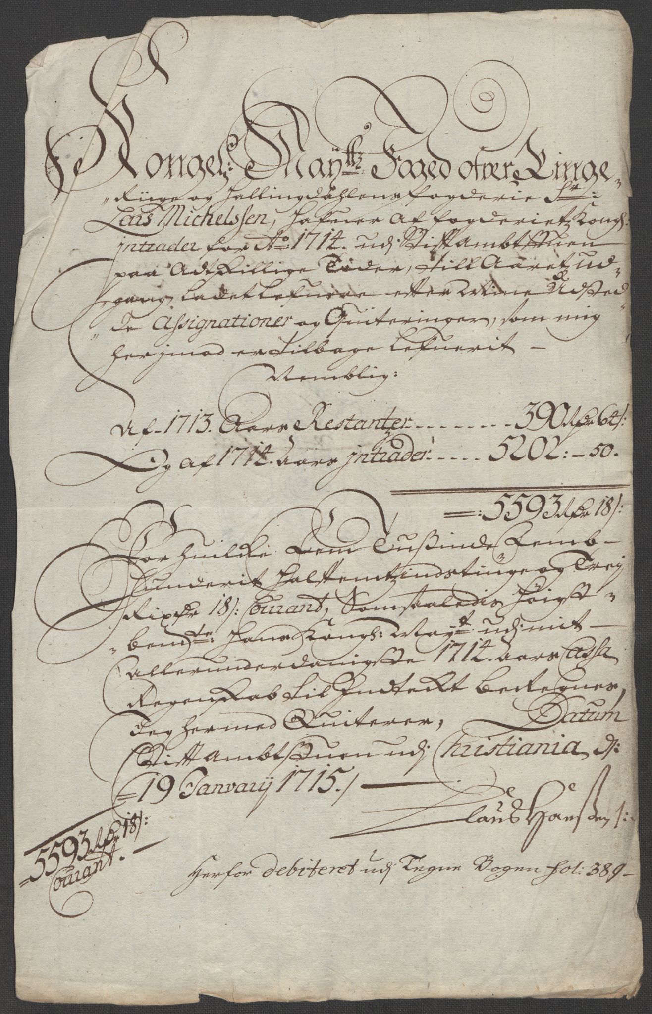 Rentekammeret inntil 1814, Reviderte regnskaper, Fogderegnskap, RA/EA-4092/R23/L1471: Fogderegnskap Ringerike og Hallingdal, 1713-1714, p. 546