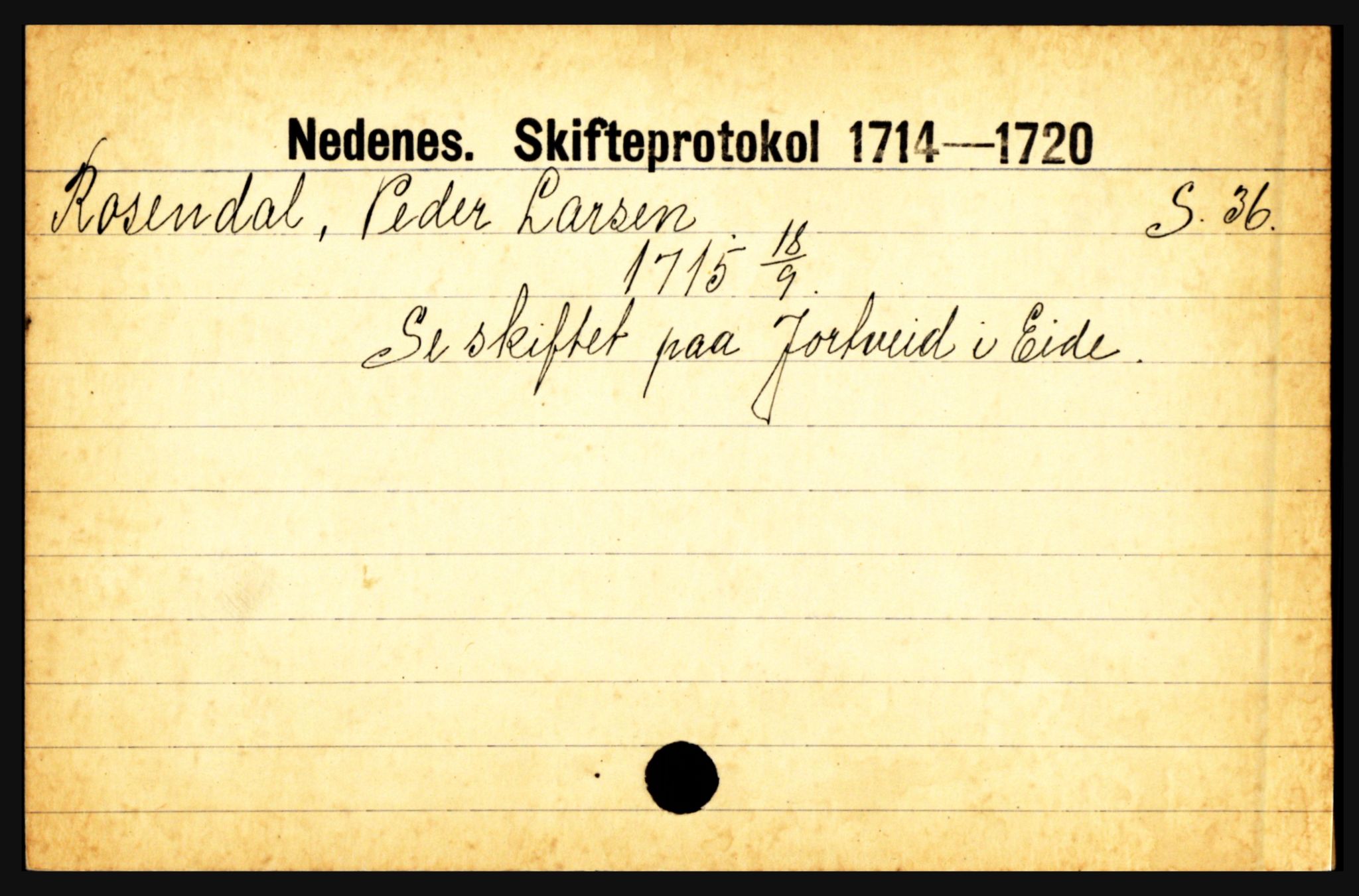 Nedenes sorenskriveri før 1824, AV/SAK-1221-0007/H, p. 24349