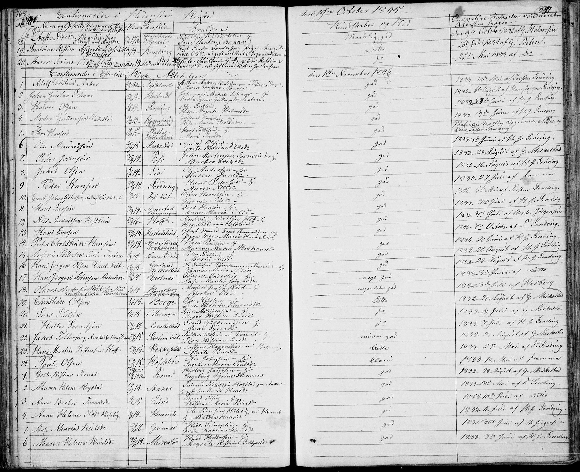 Sandsvær kirkebøker, SAKO/A-244/F/Fa/L0005: Parish register (official) no. I 5, 1840-1856, p. 336-337