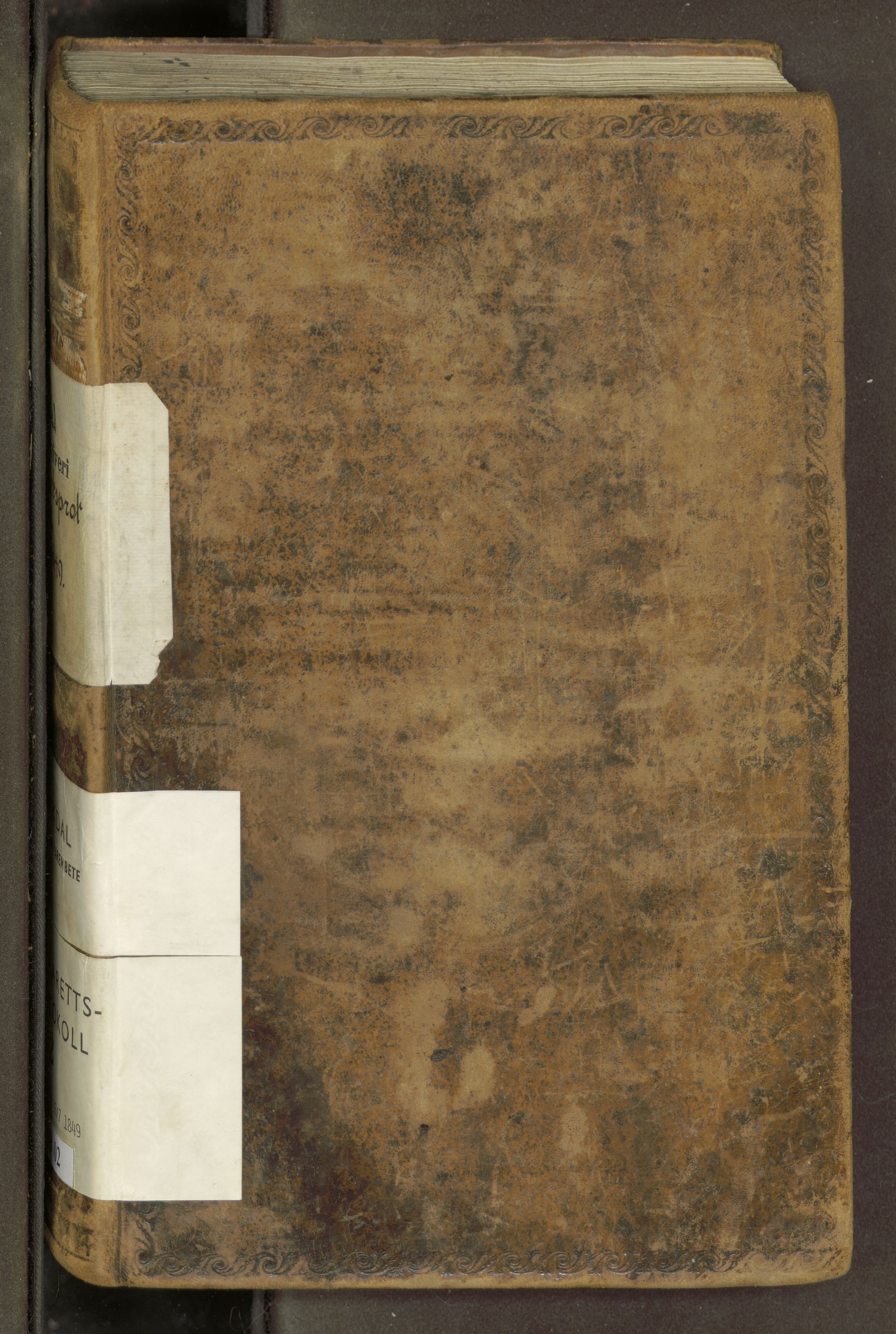 Orkdal sorenskriveri, SAT/A-4169/1/1/1B/L0002: Ekstrarettsprotokoll, 1847-1849