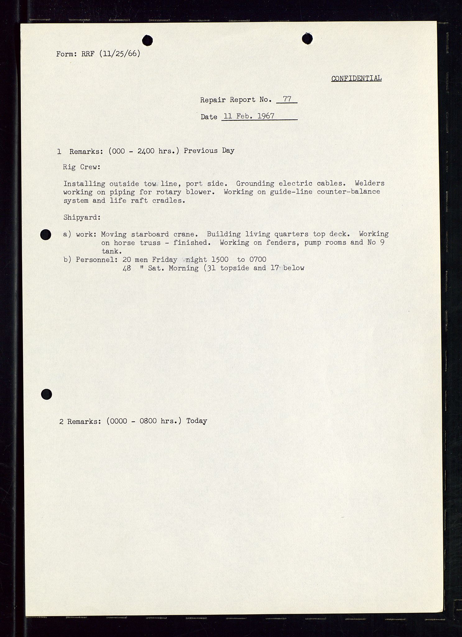 Pa 1512 - Esso Exploration and Production Norway Inc., AV/SAST-A-101917/E/Ea/L0012: Well 25/11-1 og Well 25/10-3, 1966-1967, p. 17