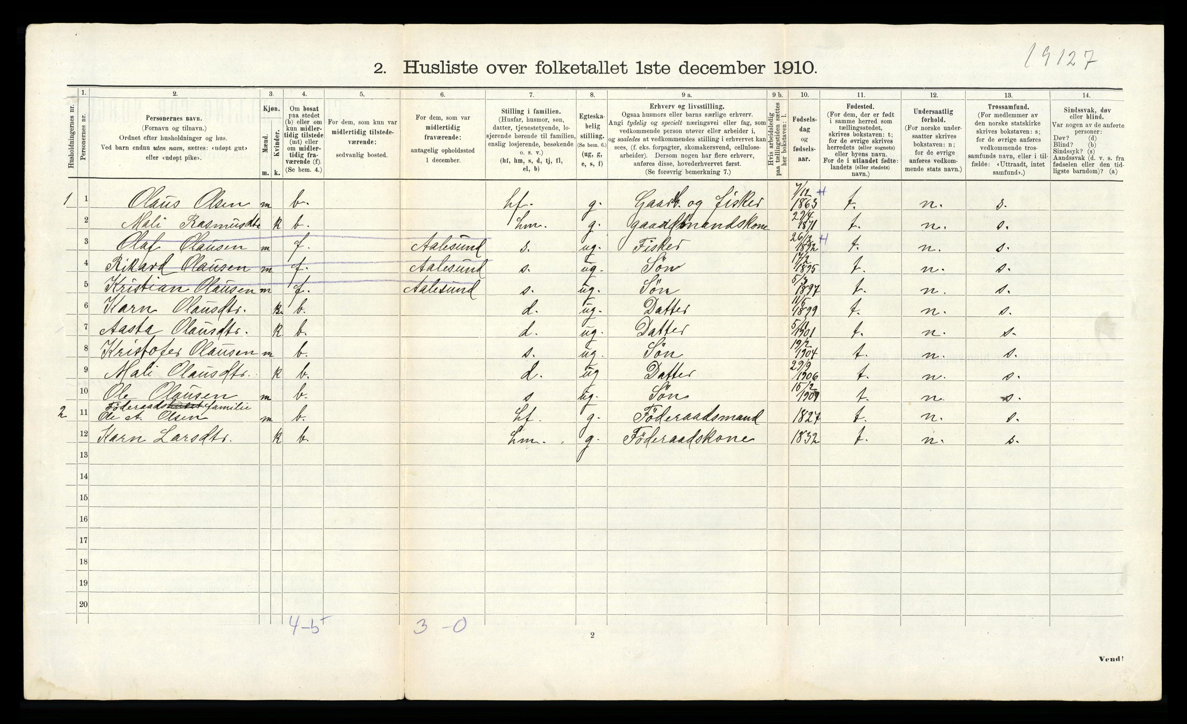 RA, 1910 census for Aukra, 1910, p. 759