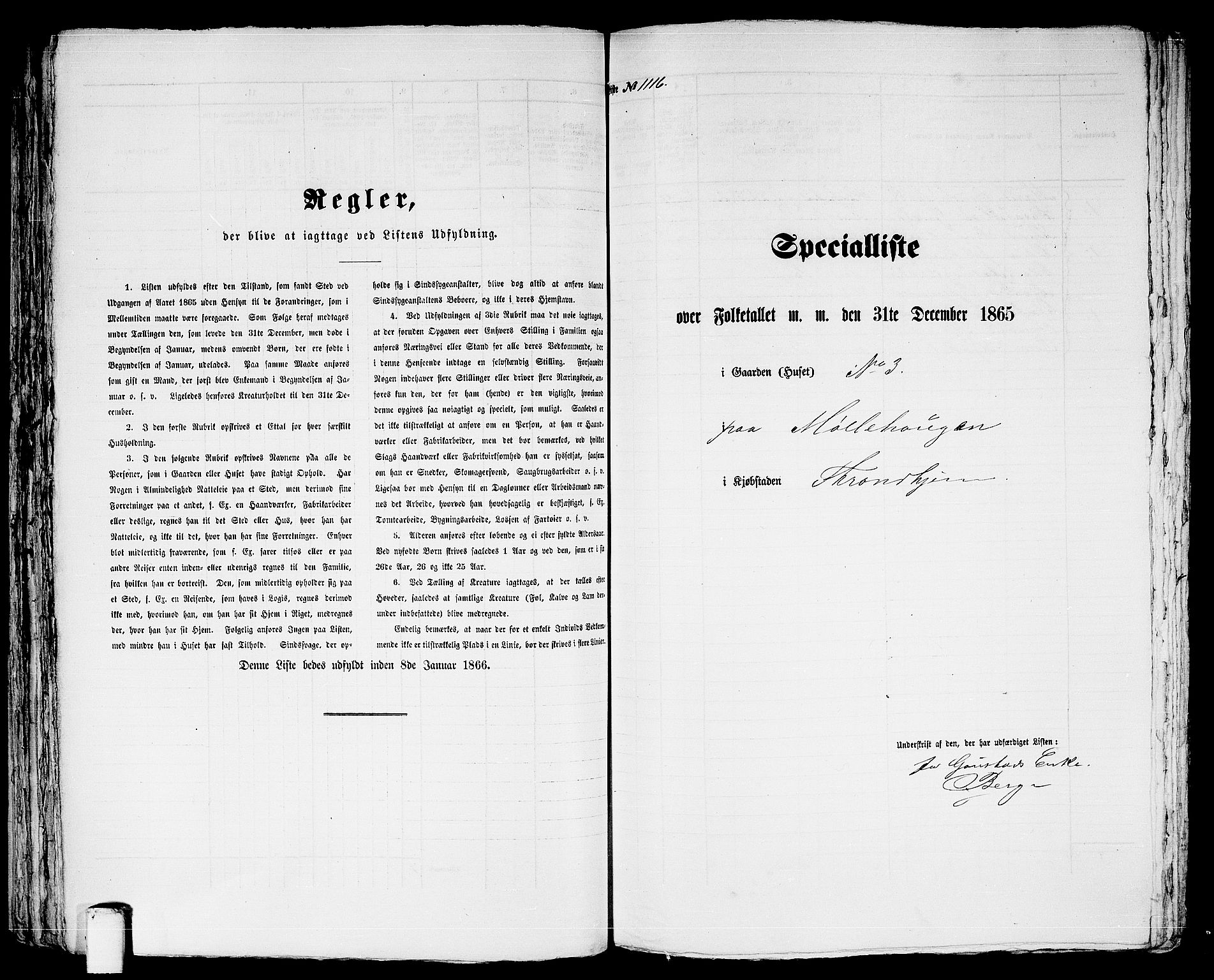 RA, 1865 census for Trondheim, 1865, p. 2319