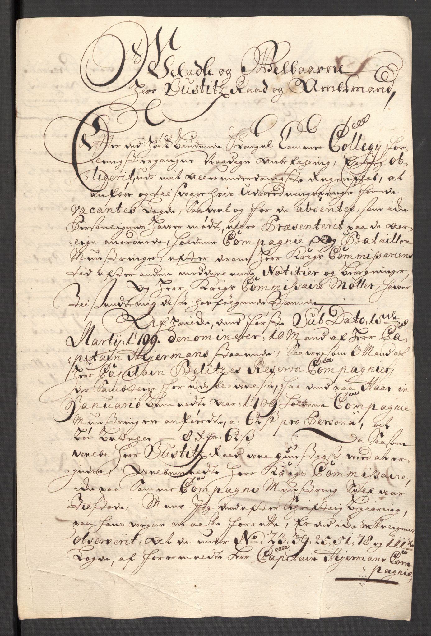 Rentekammeret inntil 1814, Reviderte regnskaper, Fogderegnskap, RA/EA-4092/R46/L2734: Fogderegnskap Jæren og Dalane, 1709-1710, p. 47