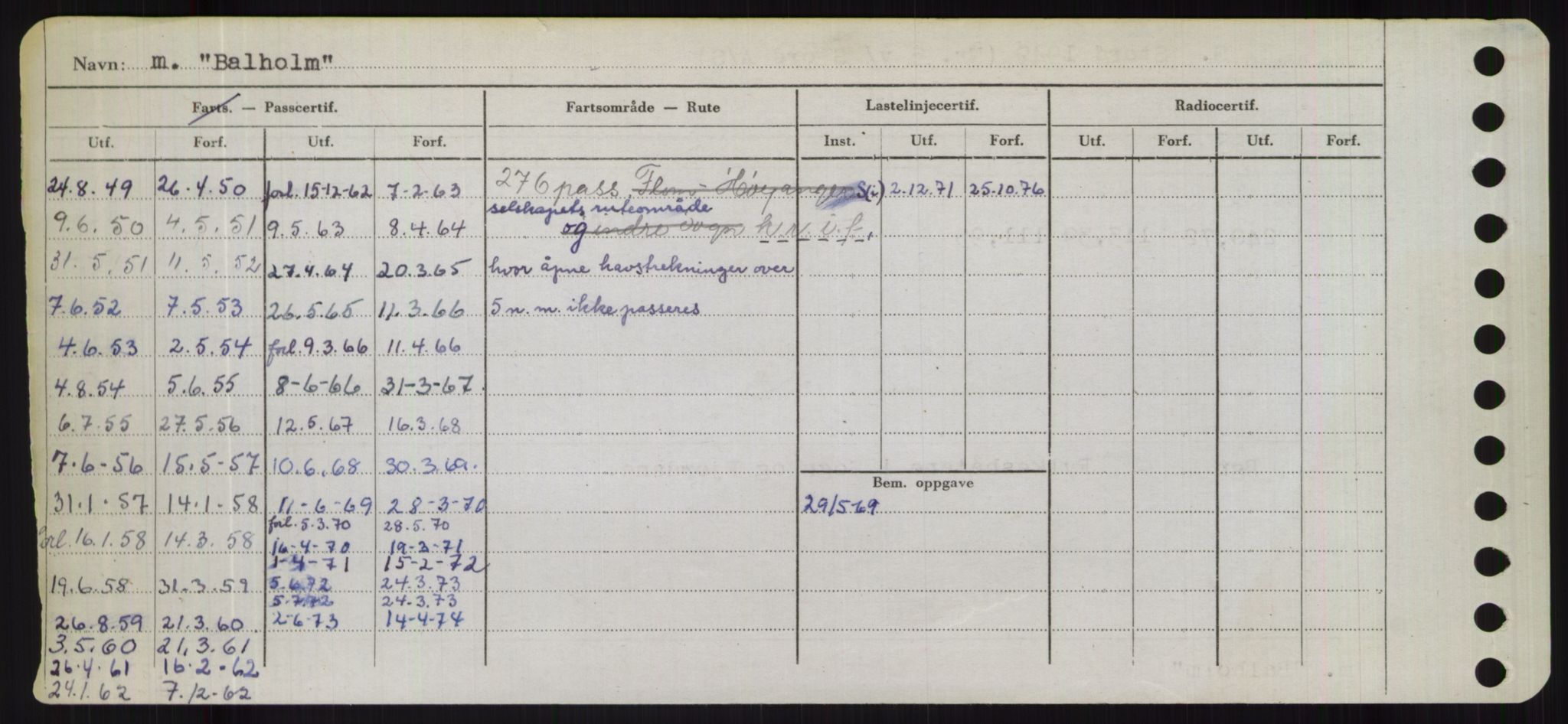 Sjøfartsdirektoratet med forløpere, Skipsmålingen, AV/RA-S-1627/H/Hd/L0003: Fartøy, B-Bev, p. 152