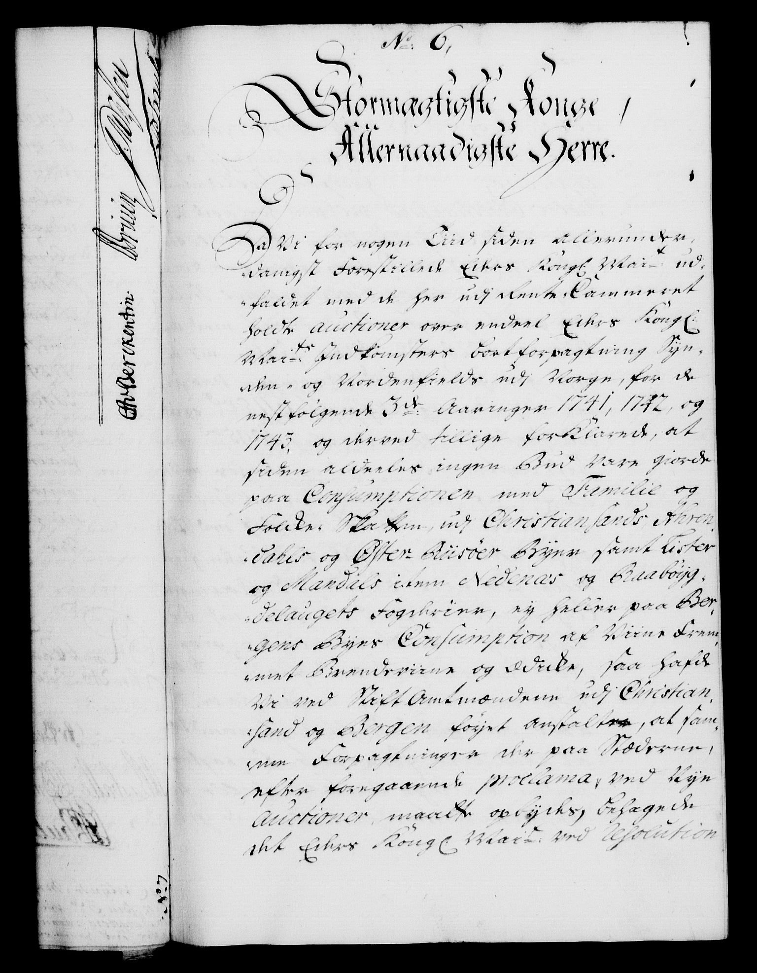 Rentekammeret, Kammerkanselliet, RA/EA-3111/G/Gf/Gfa/L0024: Norsk relasjons- og resolusjonsprotokoll (merket RK 52.24), 1741, p. 46