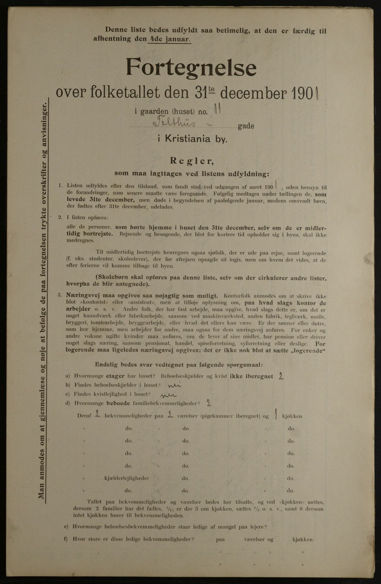 OBA, Municipal Census 1901 for Kristiania, 1901, p. 16557