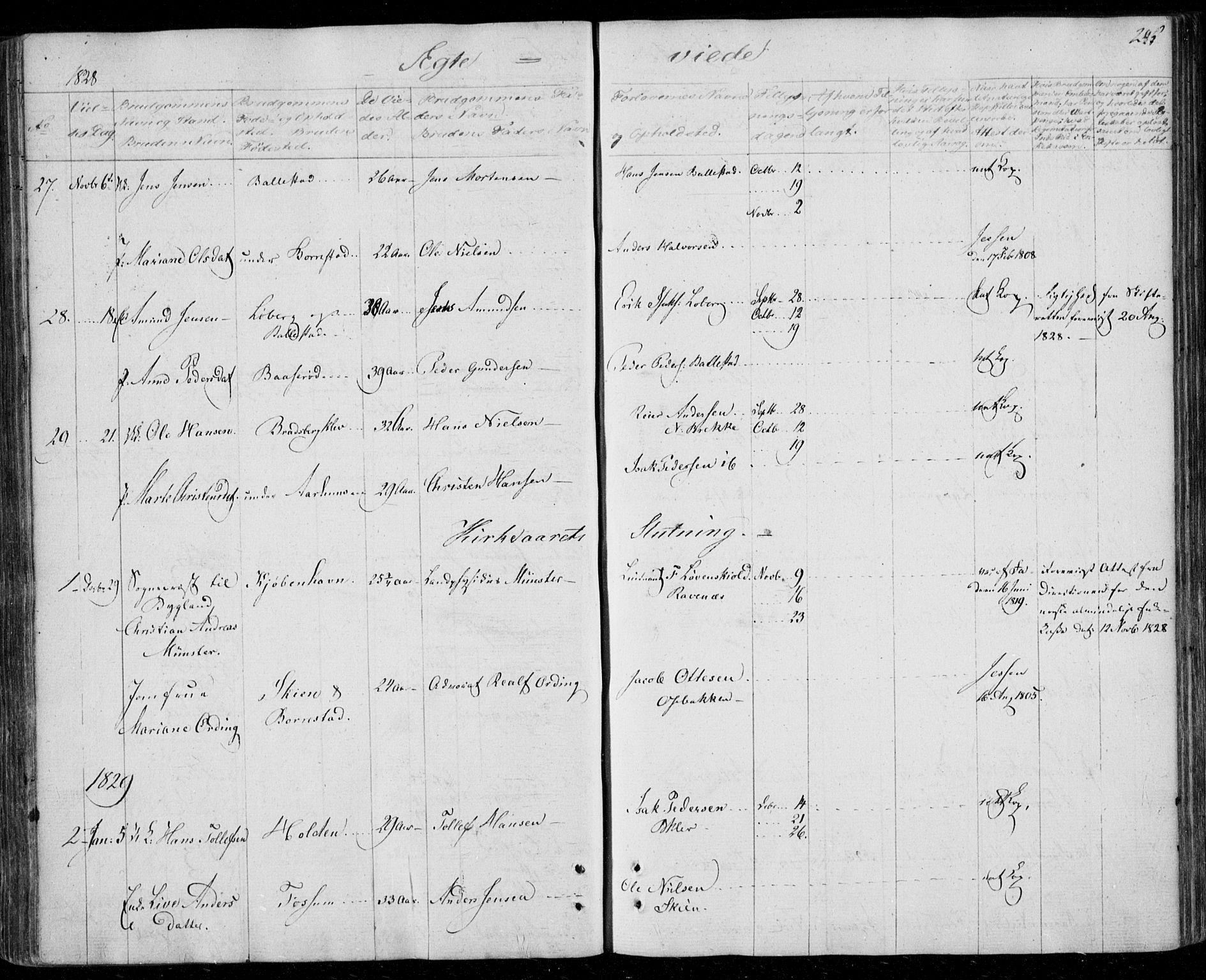 Gjerpen kirkebøker, SAKO/A-265/F/Fa/L0005: Parish register (official) no. I 5, 1823-1829, p. 245