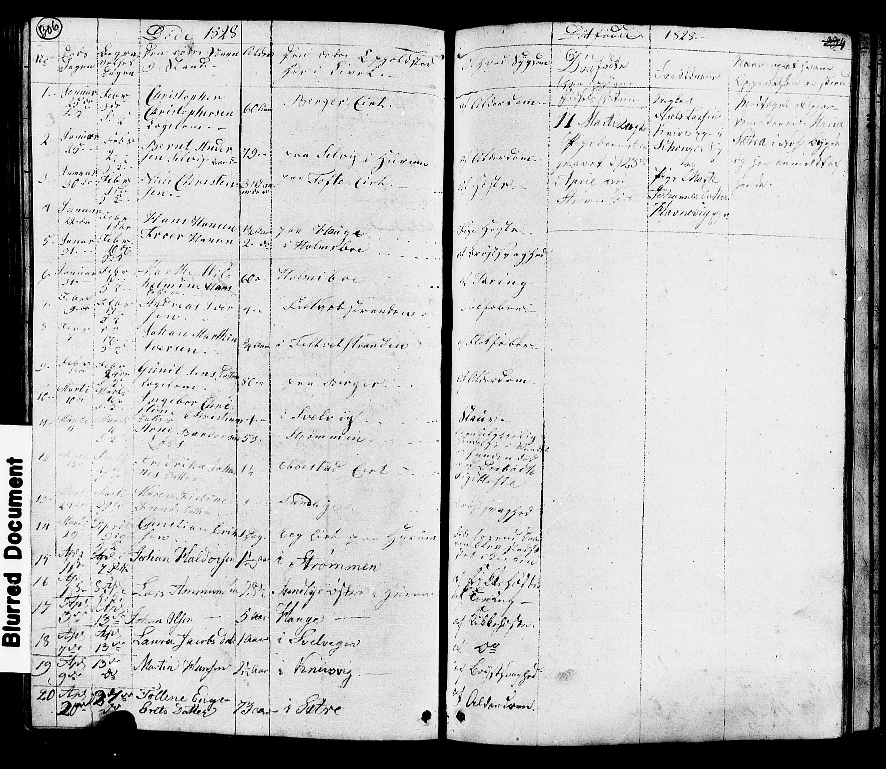 Hurum kirkebøker, SAKO/A-229/G/Ga/L0002: Parish register (copy) no. I 2, 1827-1857, p. 306