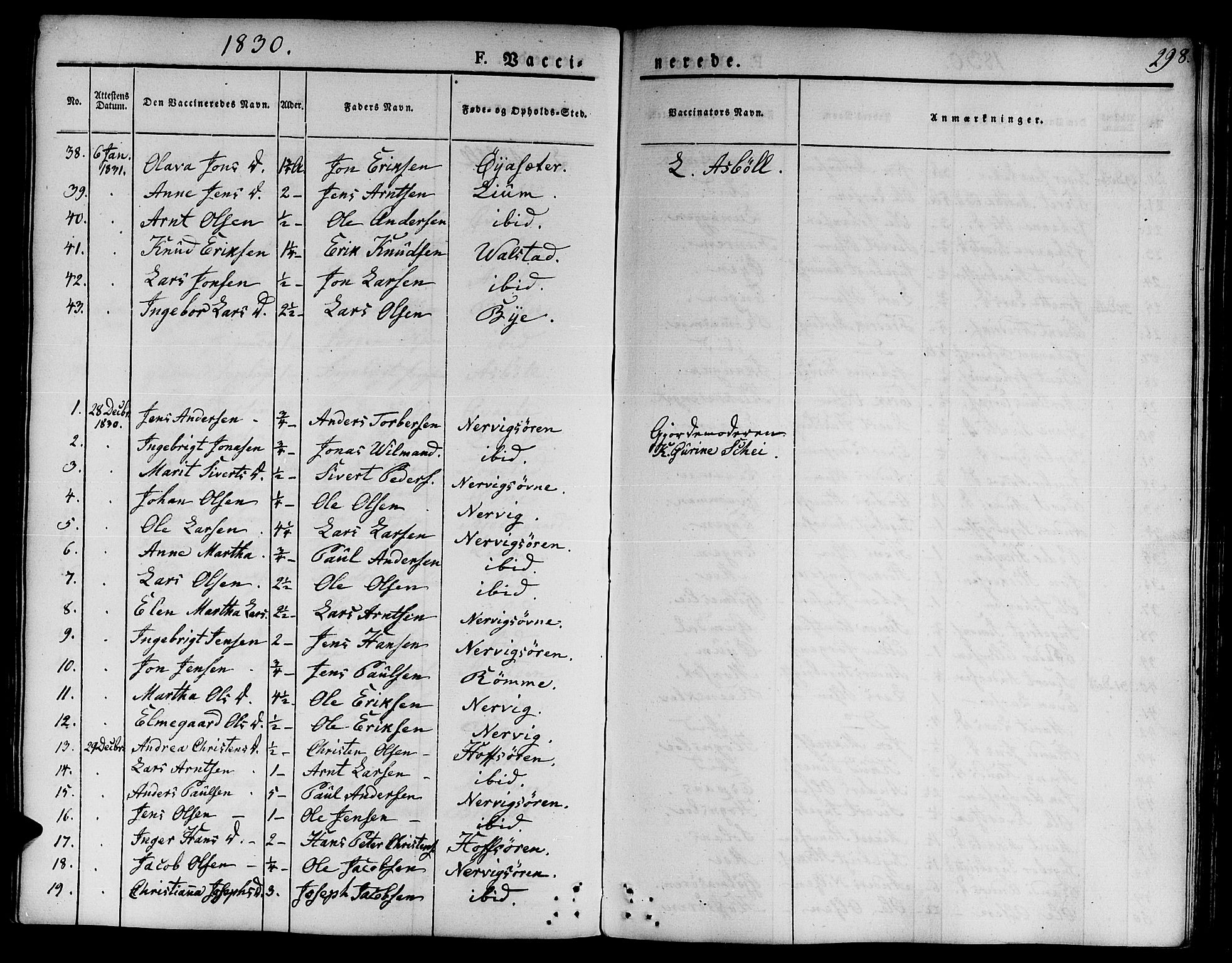 Ministerialprotokoller, klokkerbøker og fødselsregistre - Sør-Trøndelag, SAT/A-1456/668/L0804: Parish register (official) no. 668A04, 1826-1839, p. 298