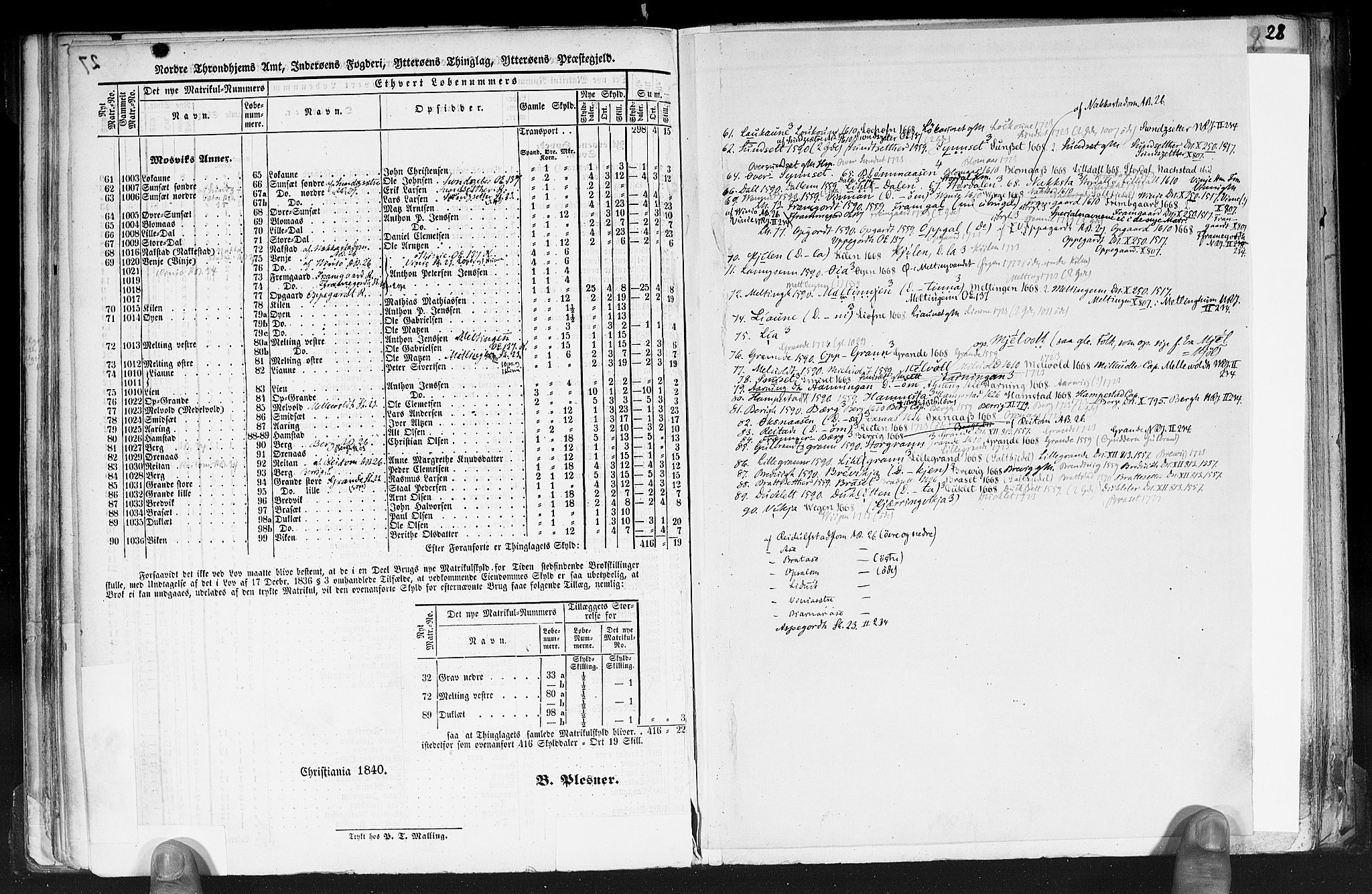 Rygh, AV/RA-PA-0034/F/Fb/L0015/0001: Matrikkelen for 1838 / Matrikkelen for 1838 - Nordre Trondhjems amt (Nord-Trøndelag fylke), 1838, p. 27c