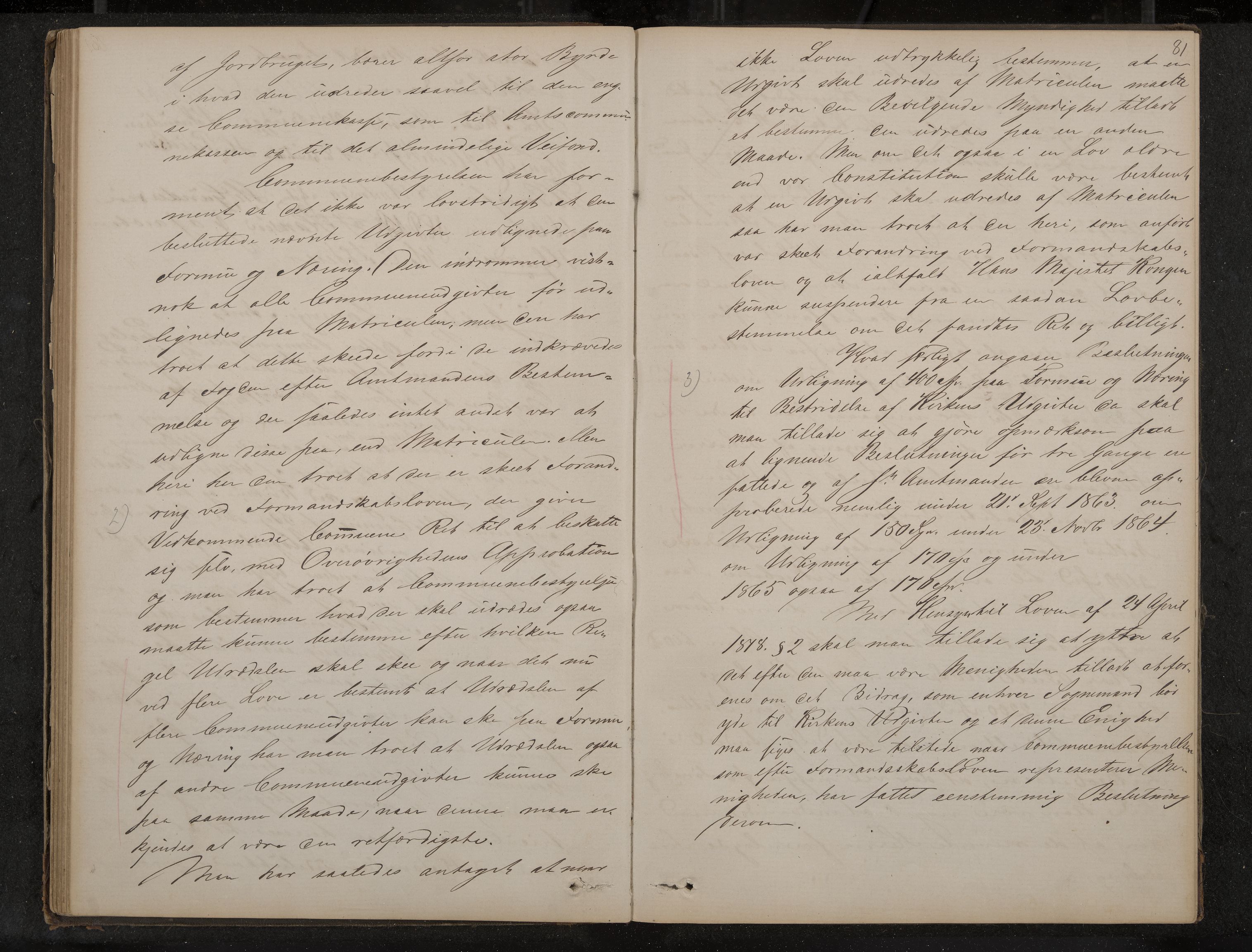 Nøtterøy formannskap og sentraladministrasjon, IKAK/0722021-1/A/Aa/L0002: Møtebok, 1862-1873, p. 81