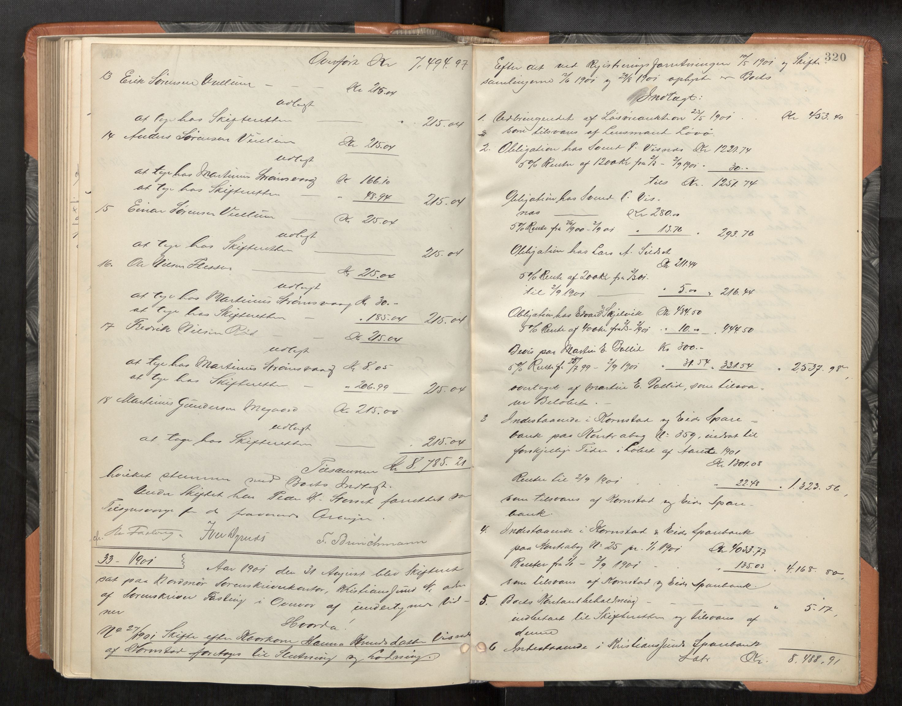 Nordmøre sorenskriveri, AV/SAT-A-4132/1/3/3A/L0042: Utlodningsprotokoll nr. 11, 1897-1901, p. 320