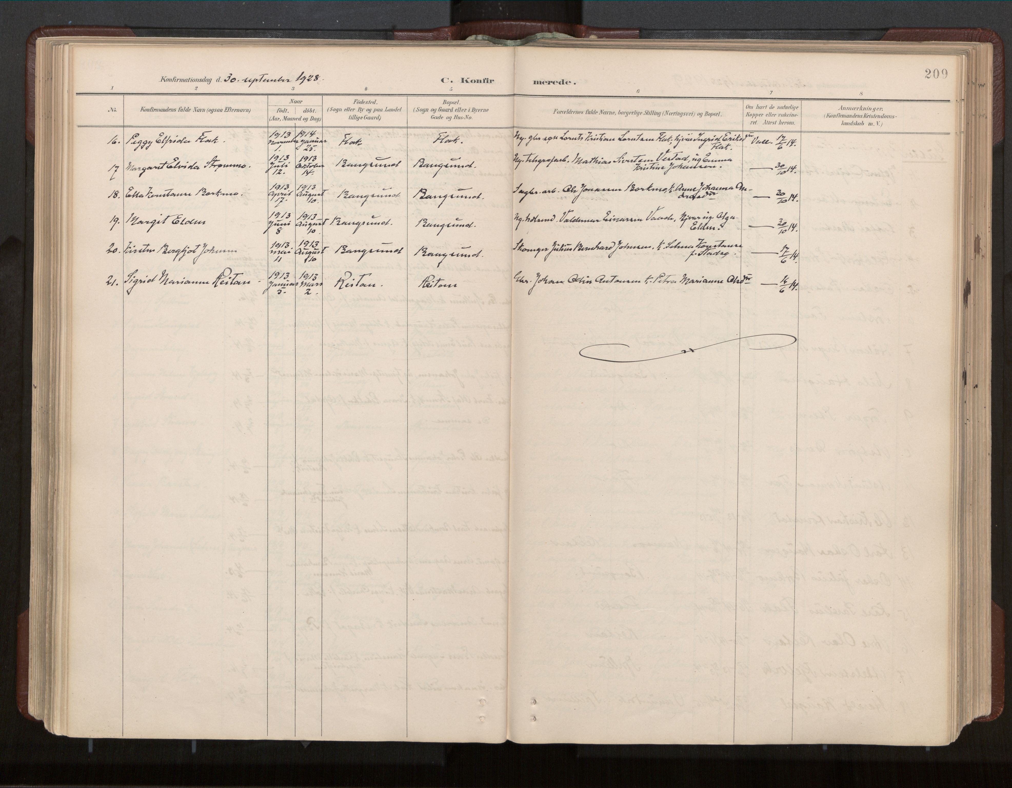 Ministerialprotokoller, klokkerbøker og fødselsregistre - Nord-Trøndelag, SAT/A-1458/770/L0589: Parish register (official) no. 770A03, 1887-1929, p. 209