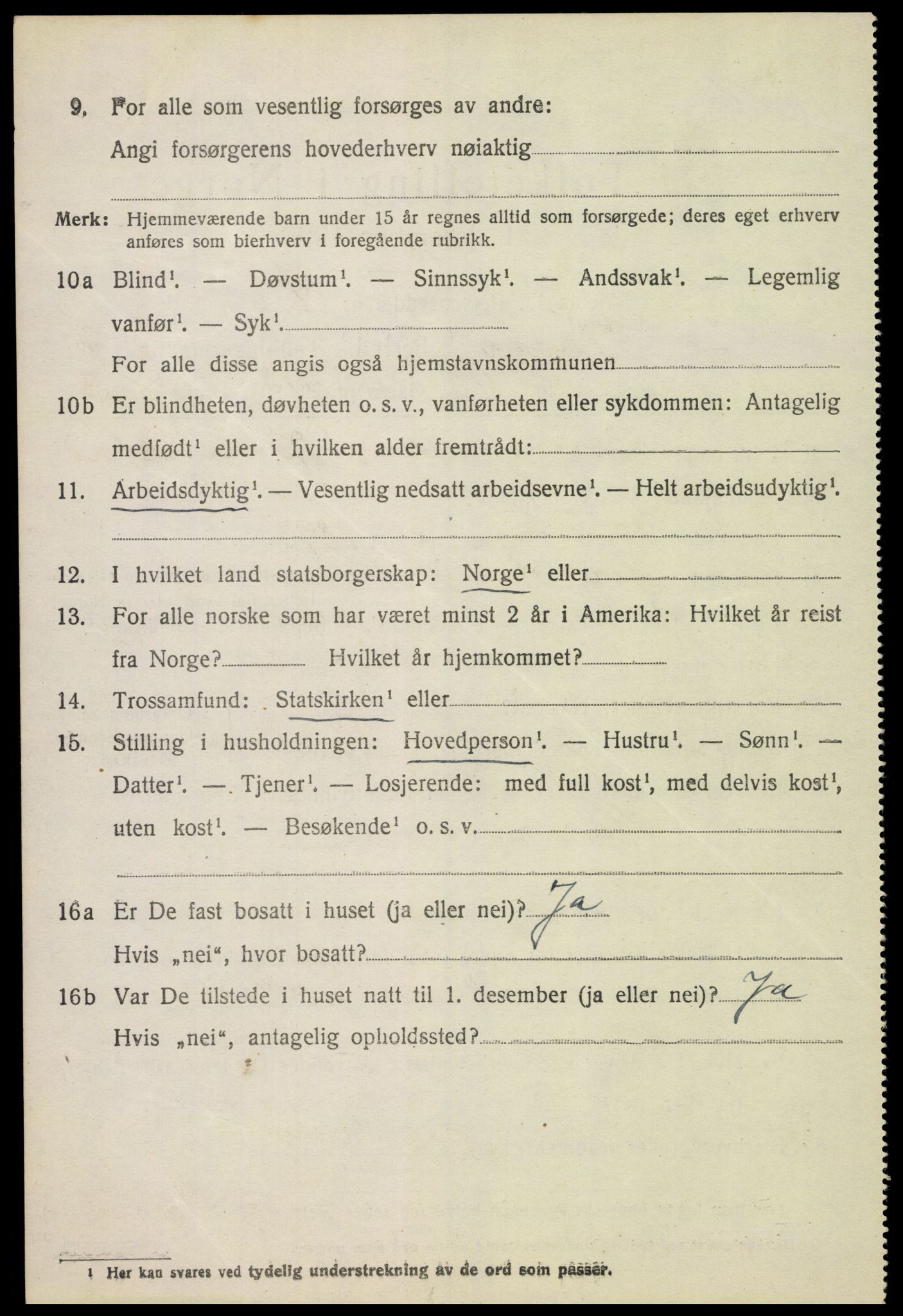 SAH, 1920 census for Vang (Hedmark), 1920, p. 19390