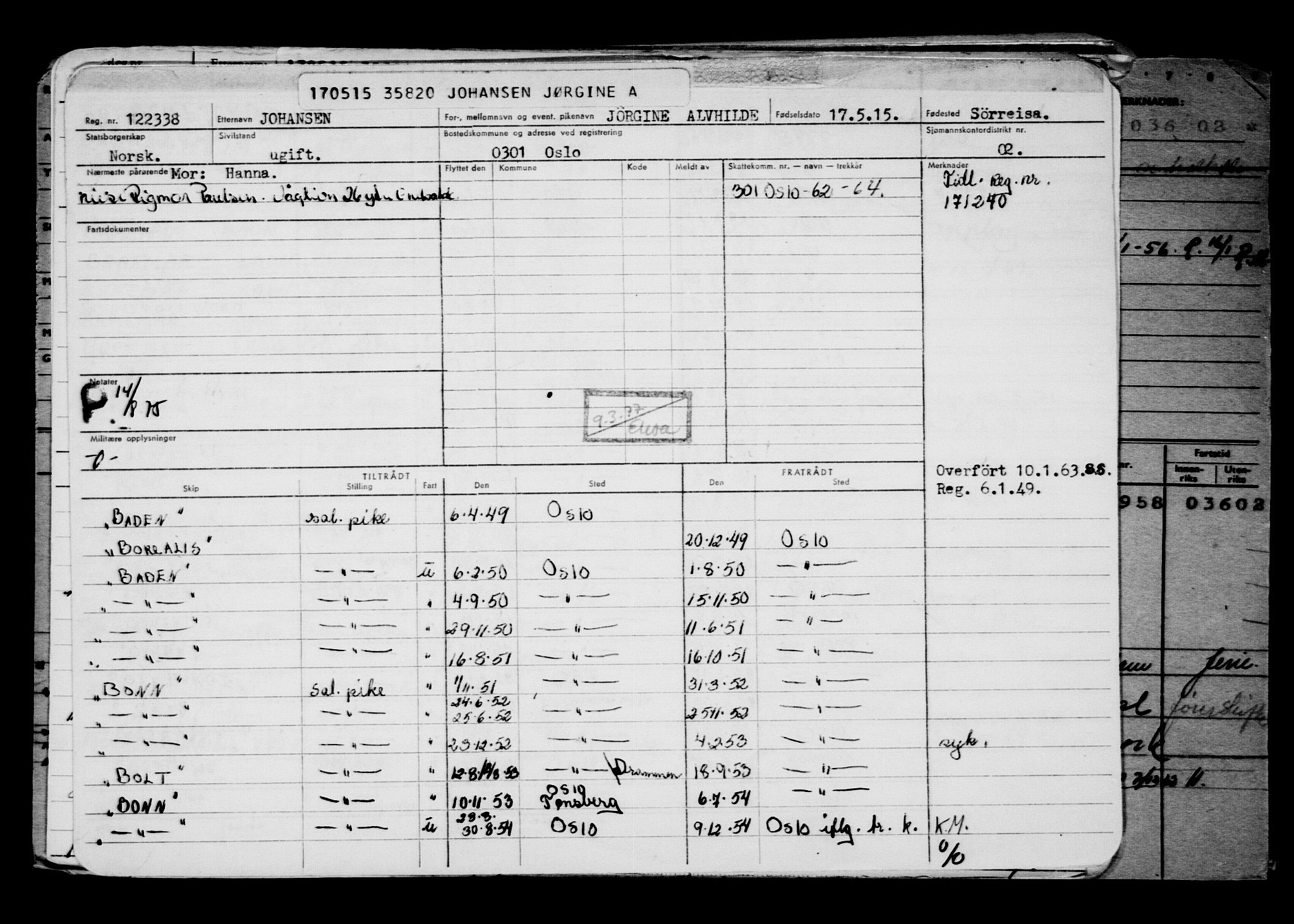 Direktoratet for sjømenn, AV/RA-S-3545/G/Gb/L0129: Hovedkort, 1915, p. 735