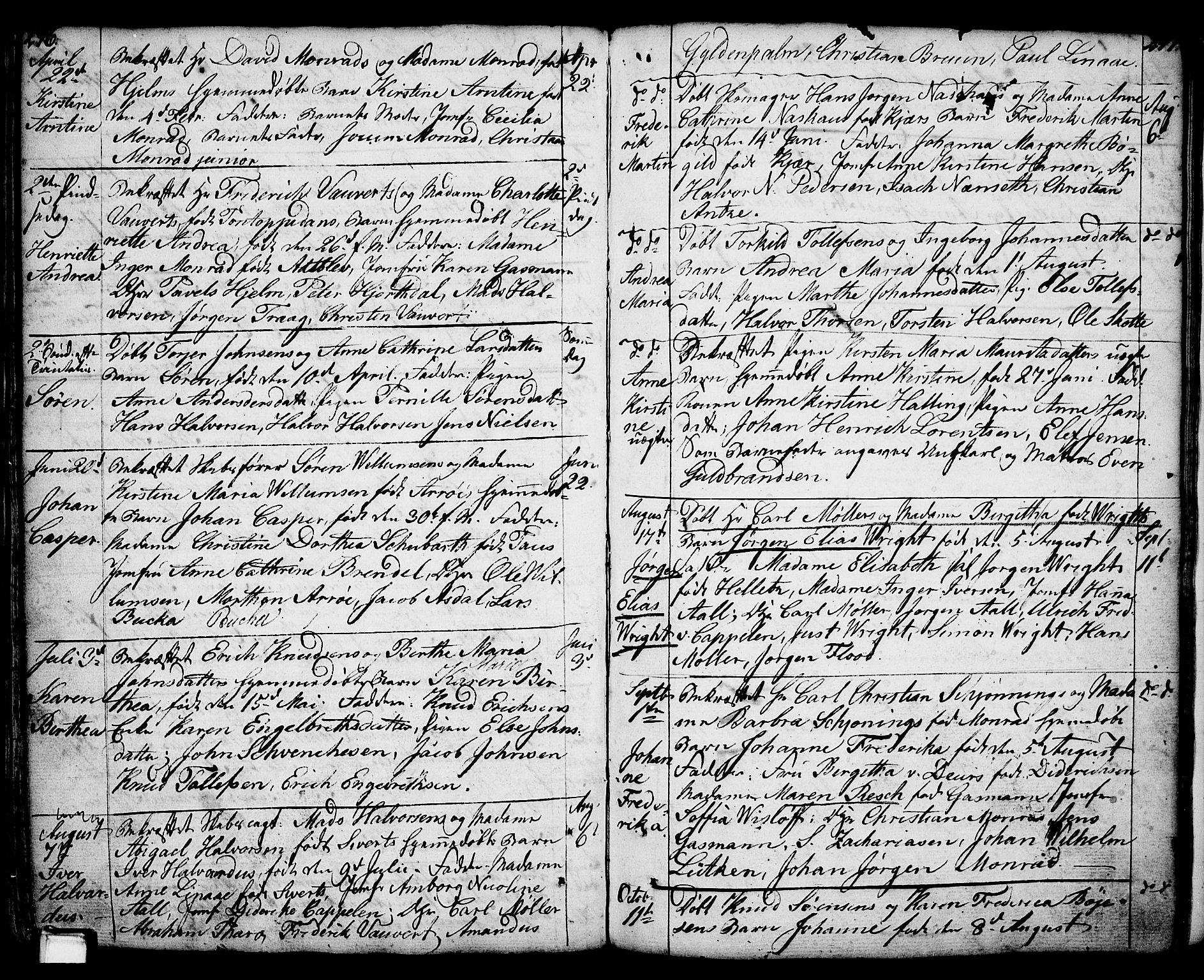 Porsgrunn kirkebøker , SAKO/A-104/F/Fa/L0001: Parish register (official) no. 1, 1764-1814, p. 246-247
