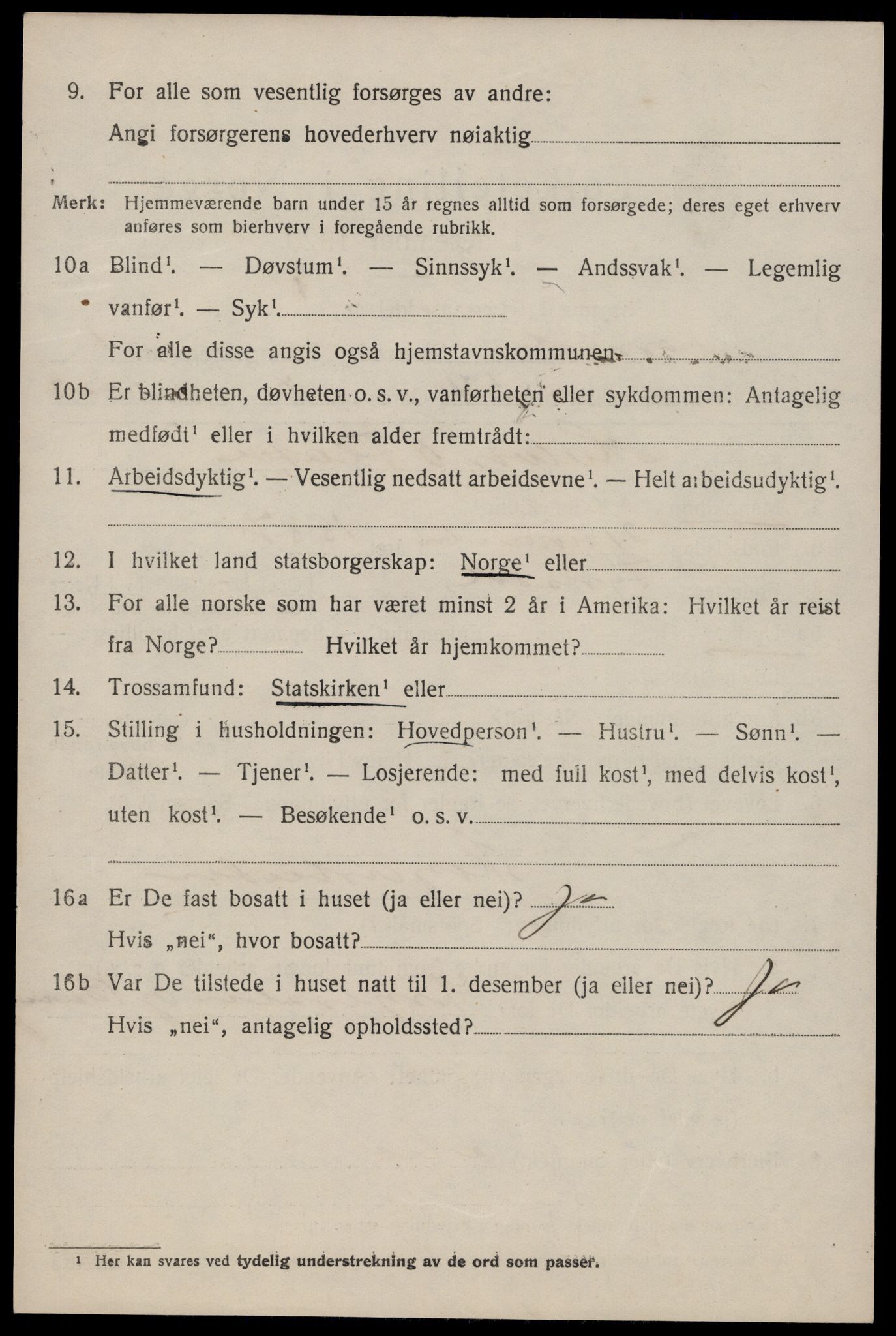 SAKO, 1920 census for Lårdal, 1920, p. 1192