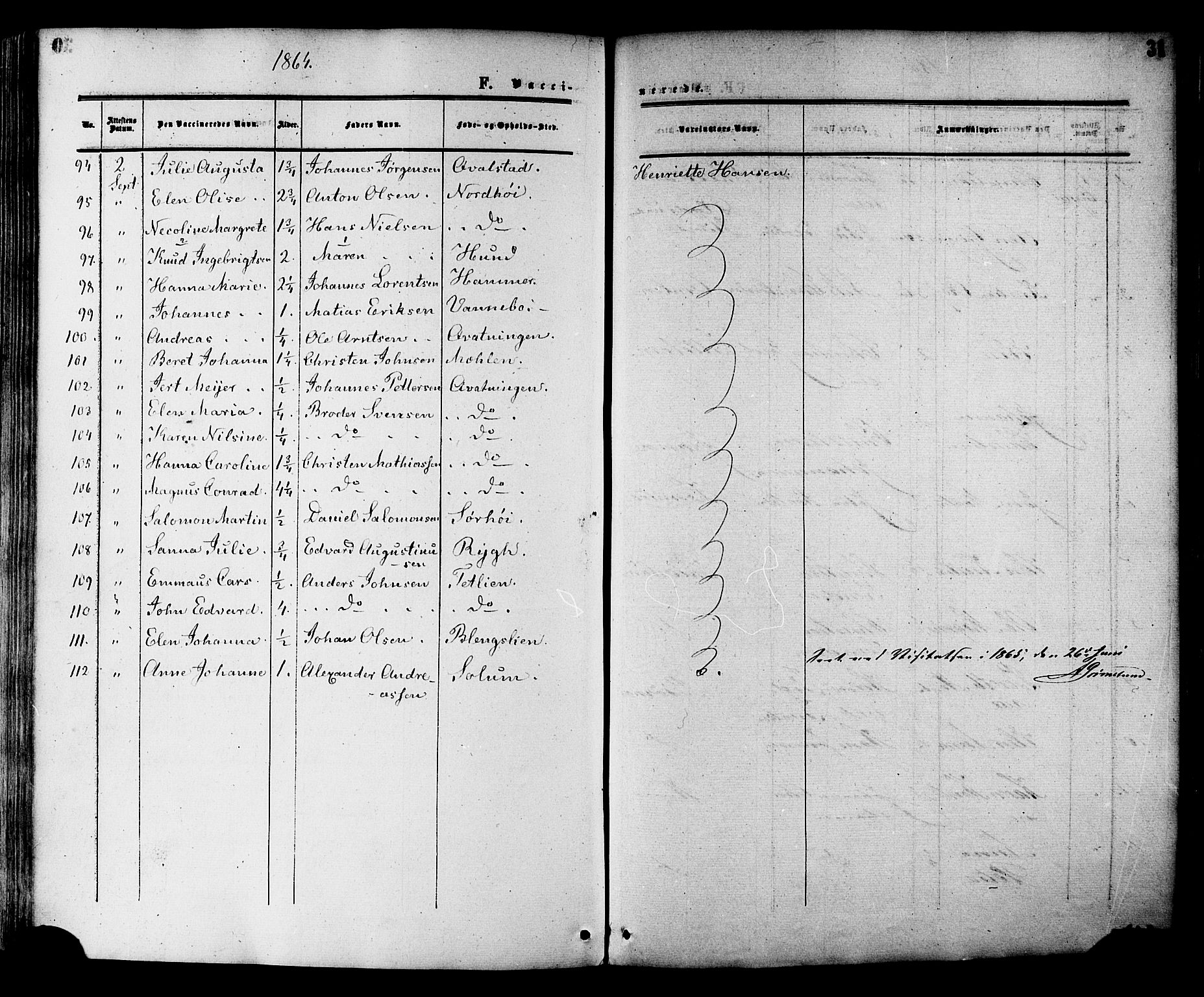Ministerialprotokoller, klokkerbøker og fødselsregistre - Nord-Trøndelag, SAT/A-1458/764/L0553: Parish register (official) no. 764A08, 1858-1880, p. 31