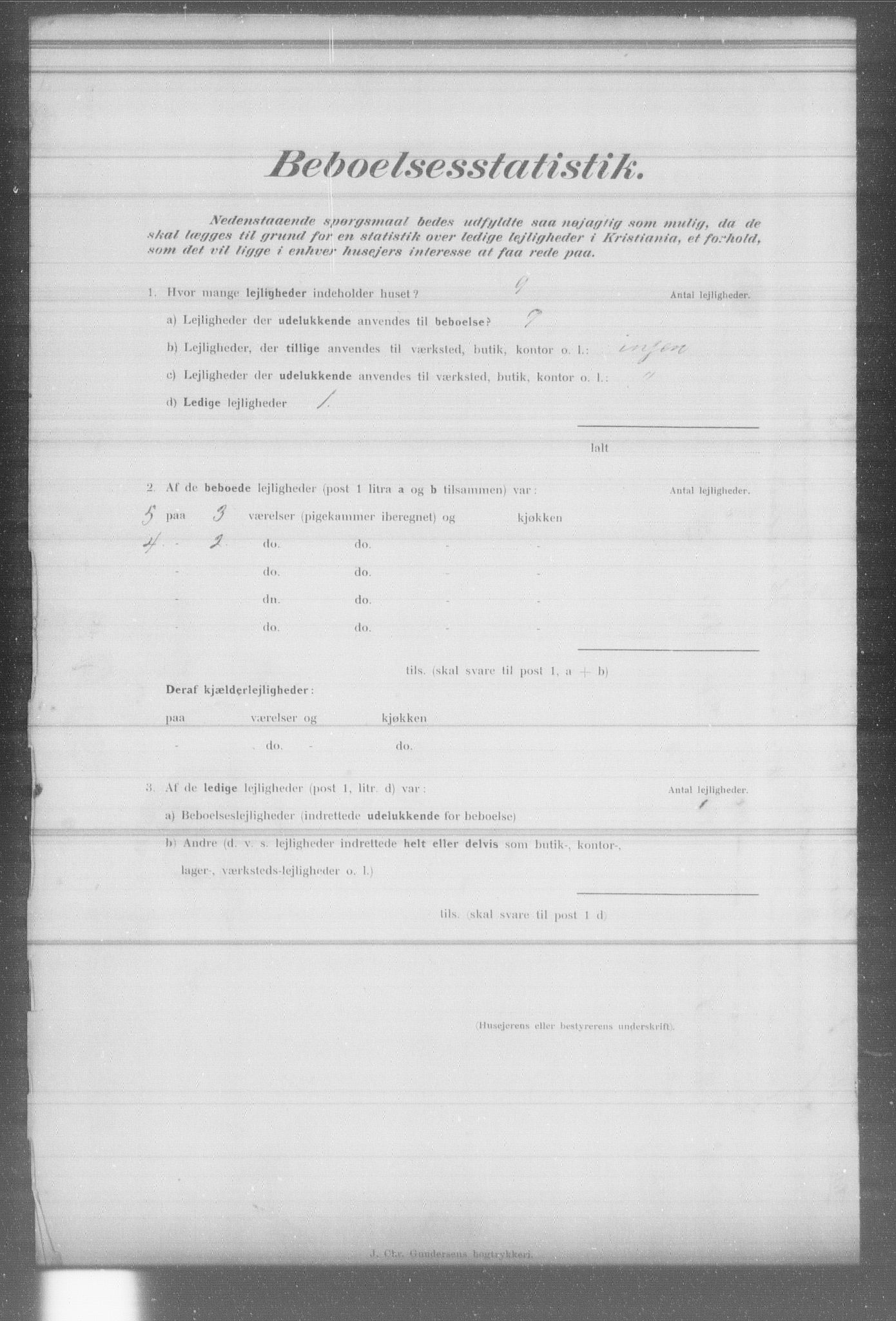 OBA, Municipal Census 1902 for Kristiania, 1902, p. 6990