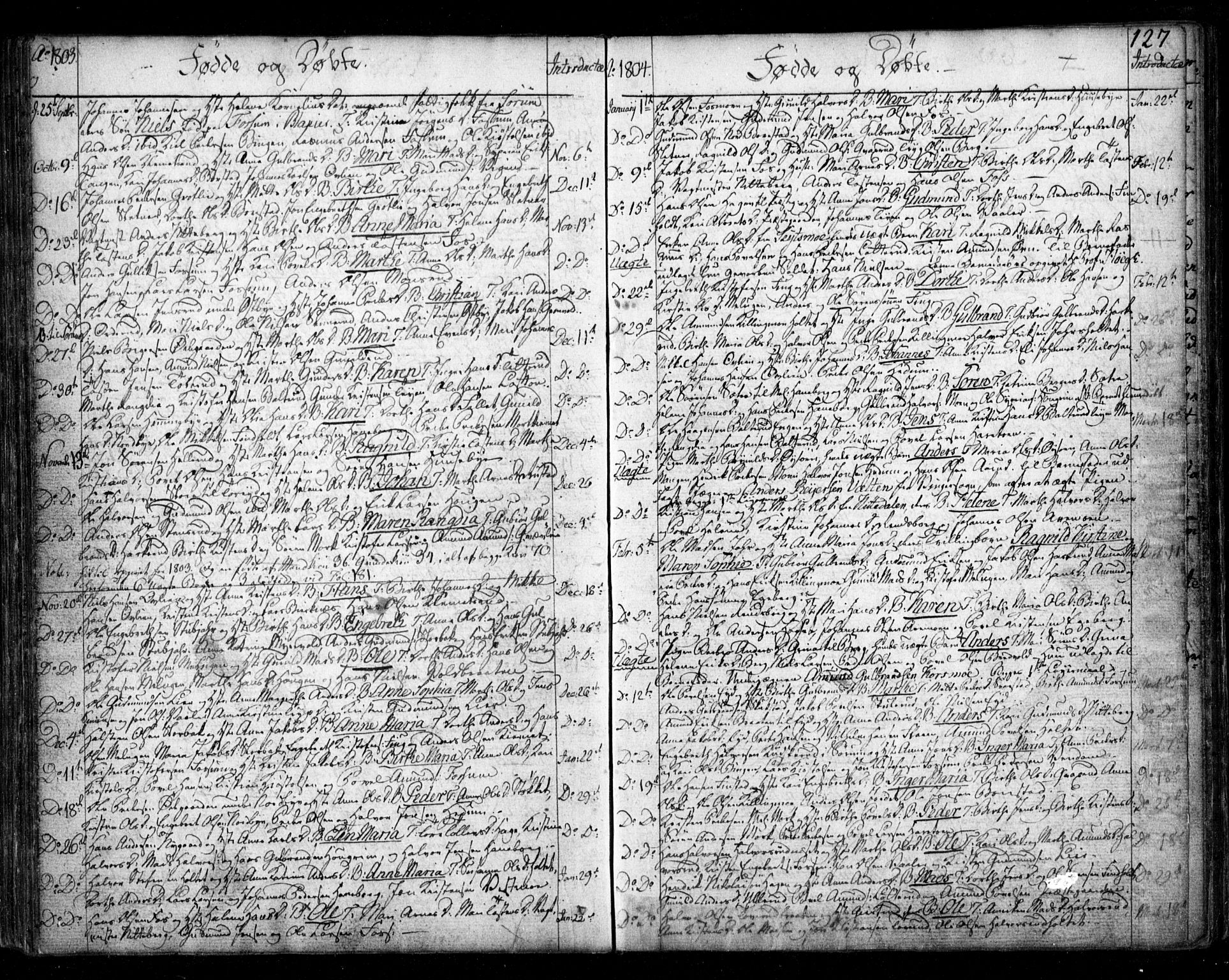 Aurskog prestekontor Kirkebøker, AV/SAO-A-10304a/F/Fa/L0003: Parish register (official) no. I 3, 1767-1807, p. 127