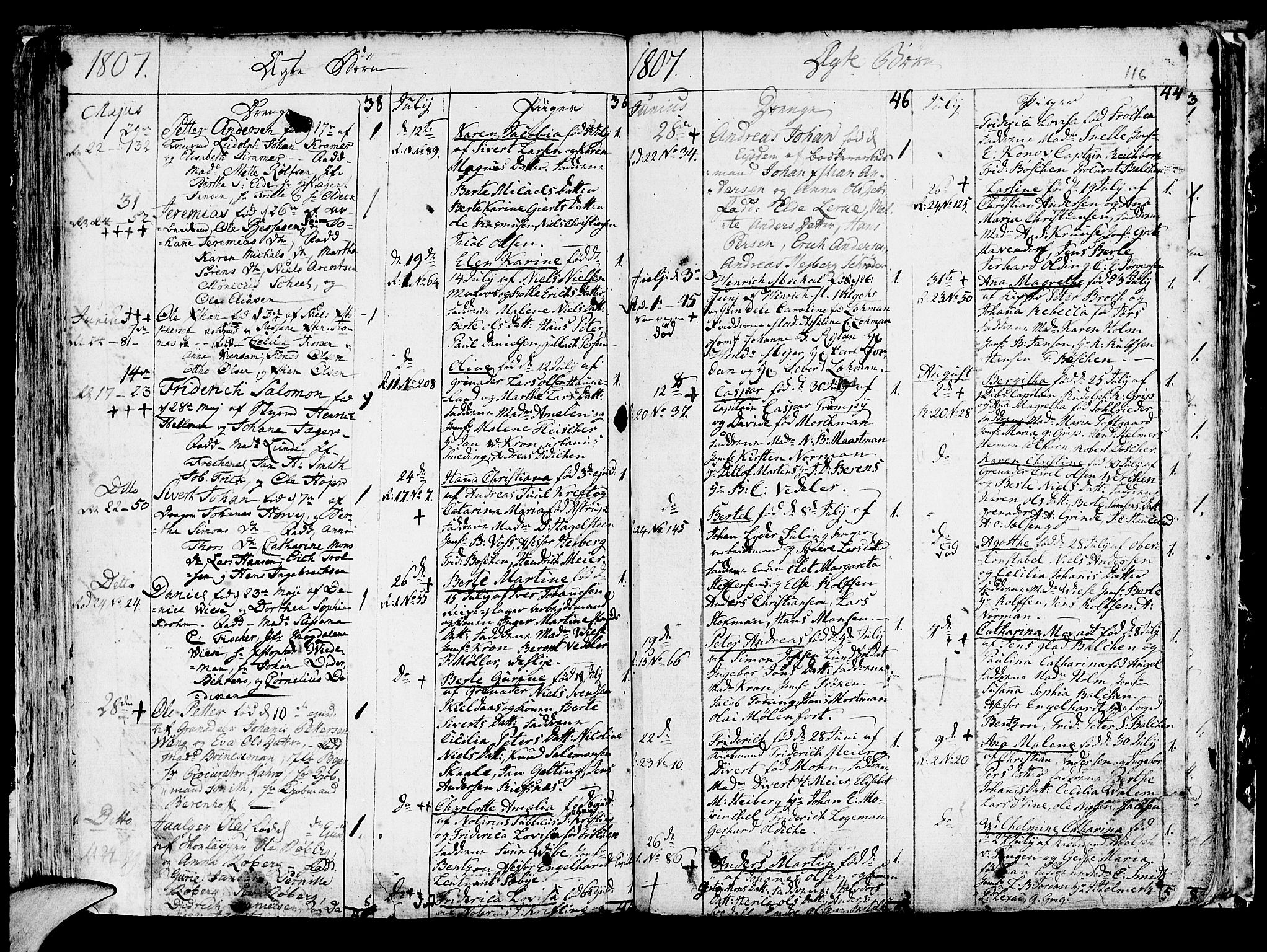 Korskirken sokneprestembete, AV/SAB-A-76101/H/Haa/L0006: Parish register (official) no. A 6, 1790-1820, p. 116