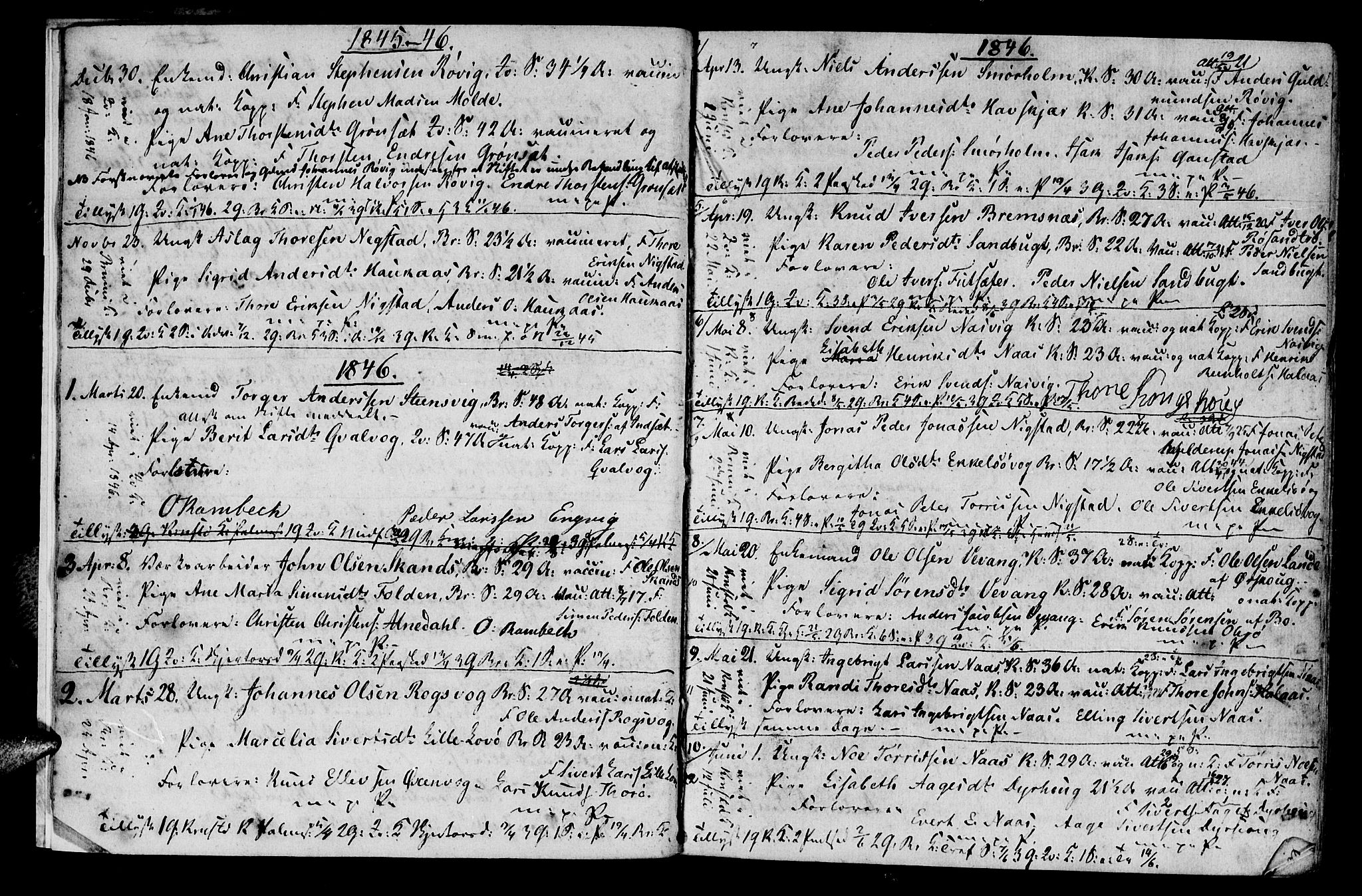 Ministerialprotokoller, klokkerbøker og fødselsregistre - Møre og Romsdal, SAT/A-1454/568/L0796: Parish register (official) no. 568A05, 1845-1871