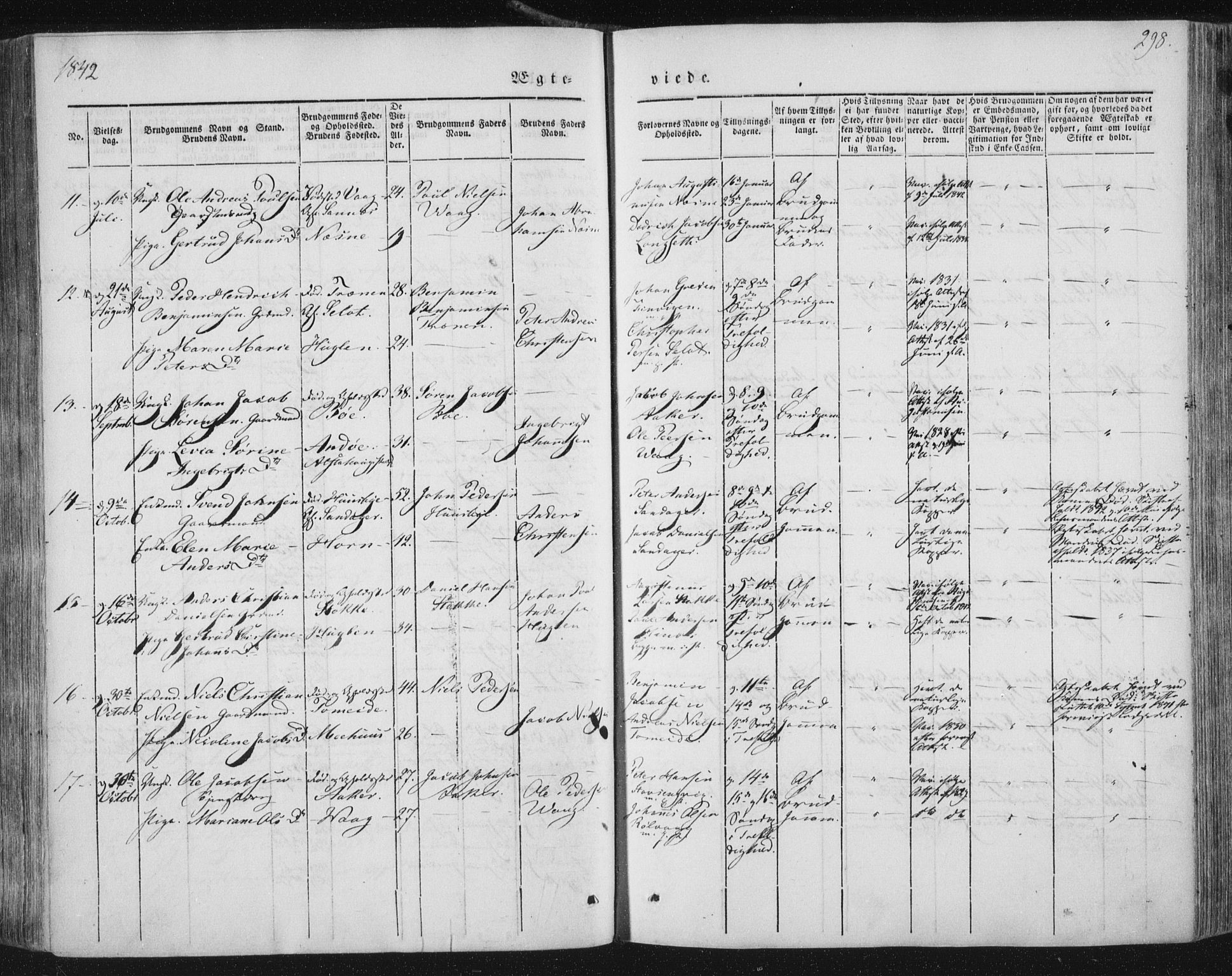 Ministerialprotokoller, klokkerbøker og fødselsregistre - Nordland, SAT/A-1459/838/L0549: Parish register (official) no. 838A07, 1840-1854, p. 298
