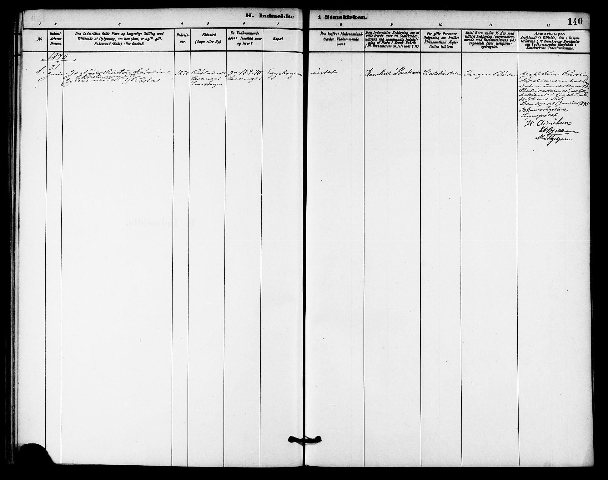 Ministerialprotokoller, klokkerbøker og fødselsregistre - Nord-Trøndelag, SAT/A-1458/740/L0378: Parish register (official) no. 740A01, 1881-1895, p. 140