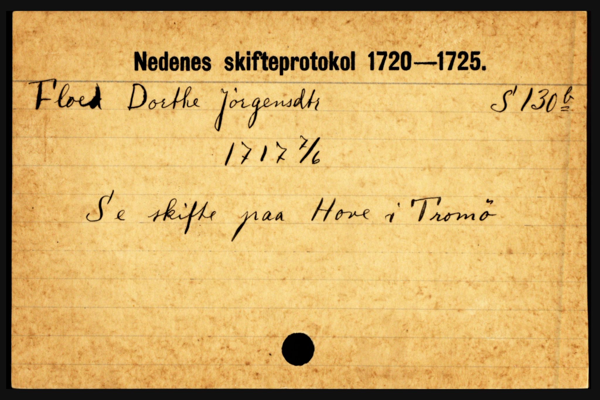 Nedenes sorenskriveri før 1824, AV/SAK-1221-0007/H, p. 7067