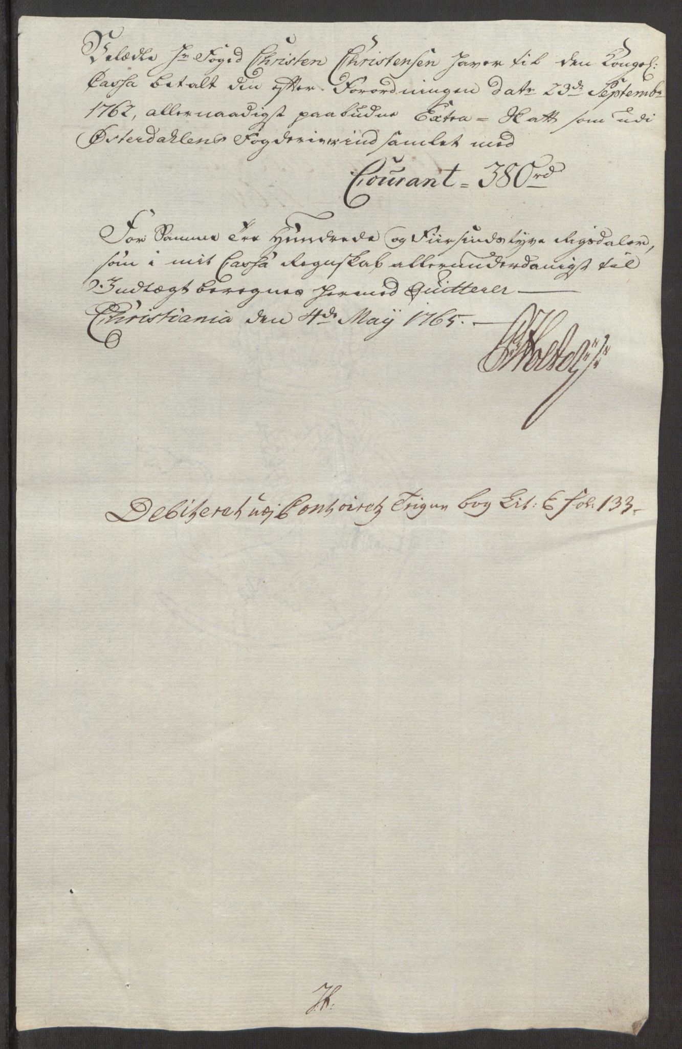Rentekammeret inntil 1814, Reviderte regnskaper, Fogderegnskap, RA/EA-4092/R15/L1014: Ekstraskatten Østerdal, 1762-1764, p. 534