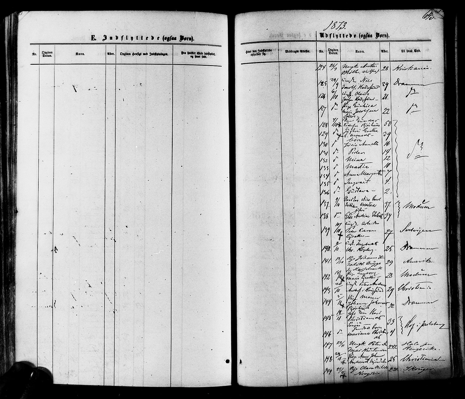 Eiker kirkebøker, AV/SAKO-A-4/F/Fa/L0017: Parish register (official) no. I 17, 1869-1877, p. 643