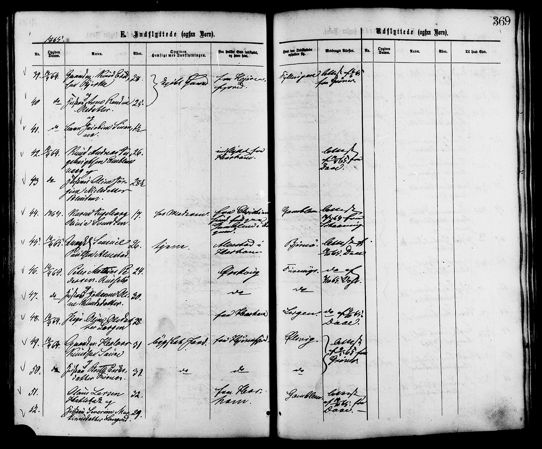 Ministerialprotokoller, klokkerbøker og fødselsregistre - Møre og Romsdal, AV/SAT-A-1454/528/L0399: Parish register (official) no. 528A10, 1864-1879, p. 369