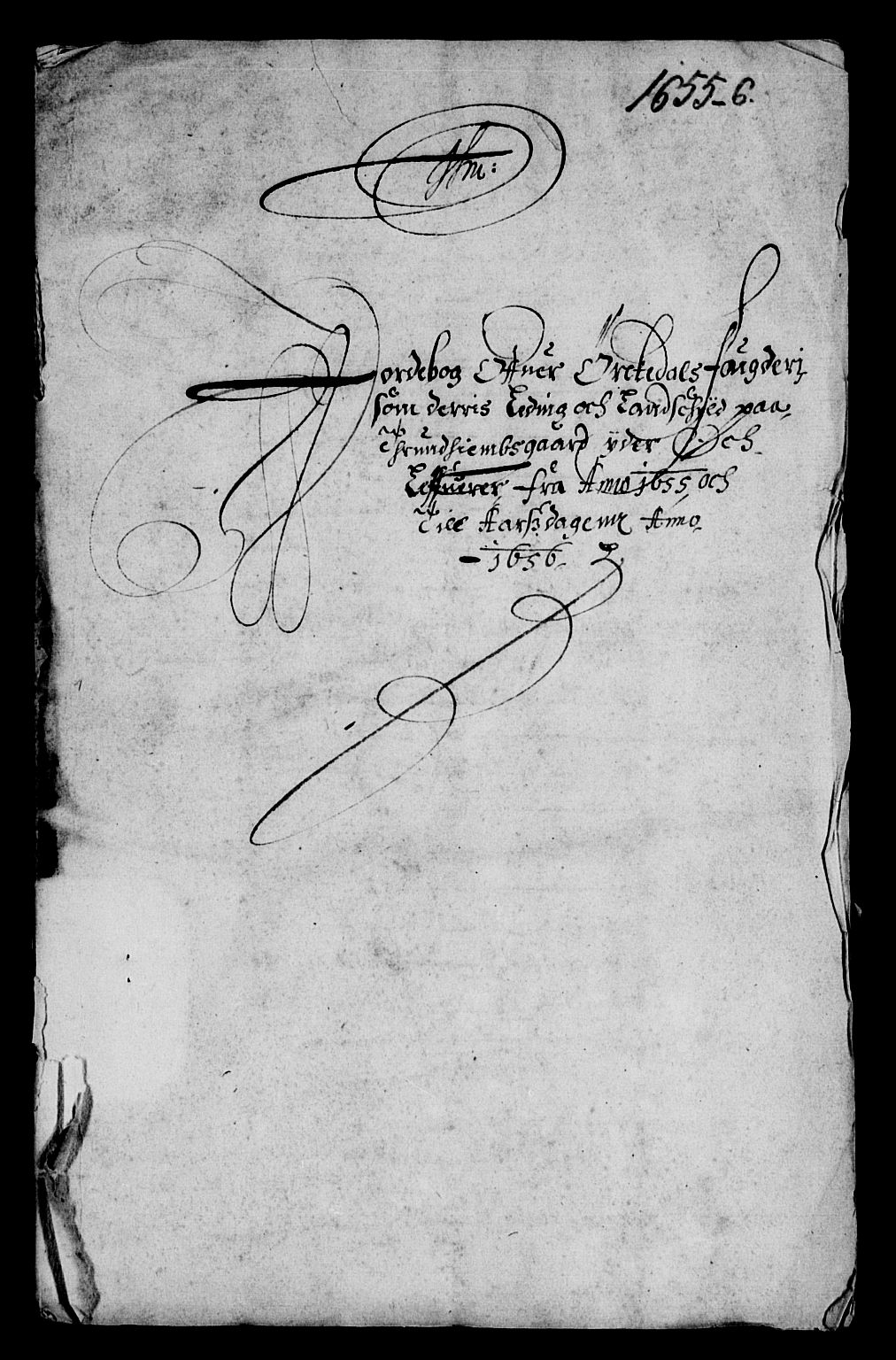 Rentekammeret inntil 1814, Reviderte regnskaper, Lensregnskaper, AV/RA-EA-5023/R/Rb/Rbw/L0121: Trondheim len, 1655-1656