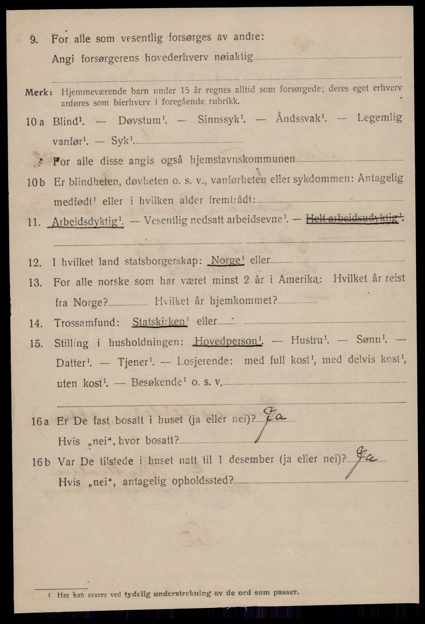 SAT, 1920 census for Ålesund, 1920, p. 40267