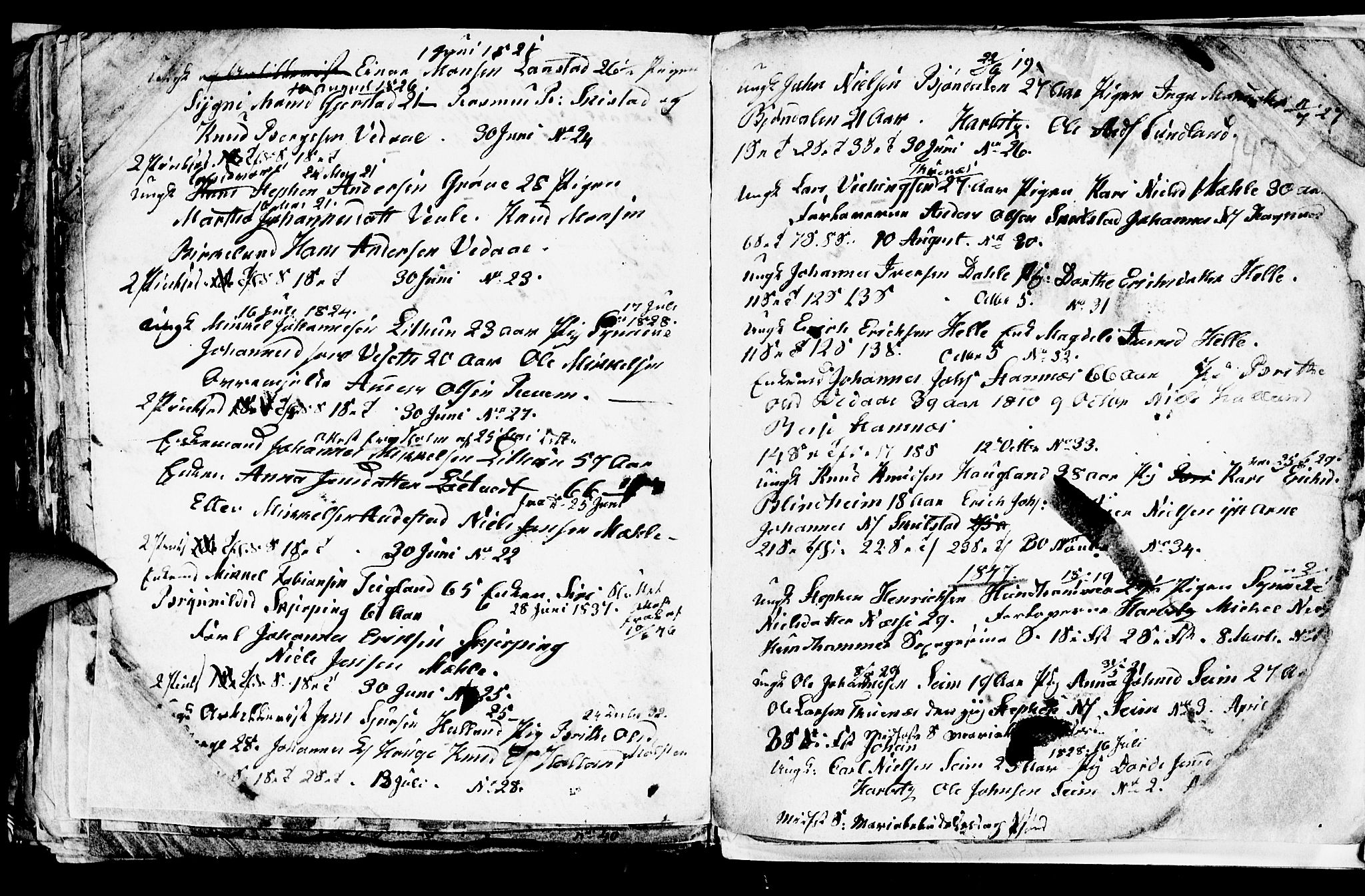 Haus sokneprestembete, SAB/A-75601/H/Hab: Parish register (copy) no. A 1, 1830-1855, p. 147