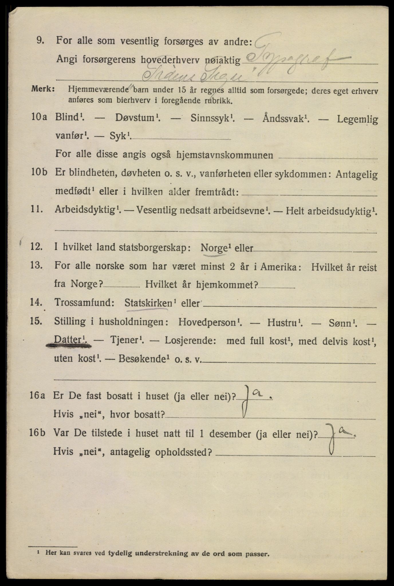 SAO, 1920 census for Kristiania, 1920, p. 581584